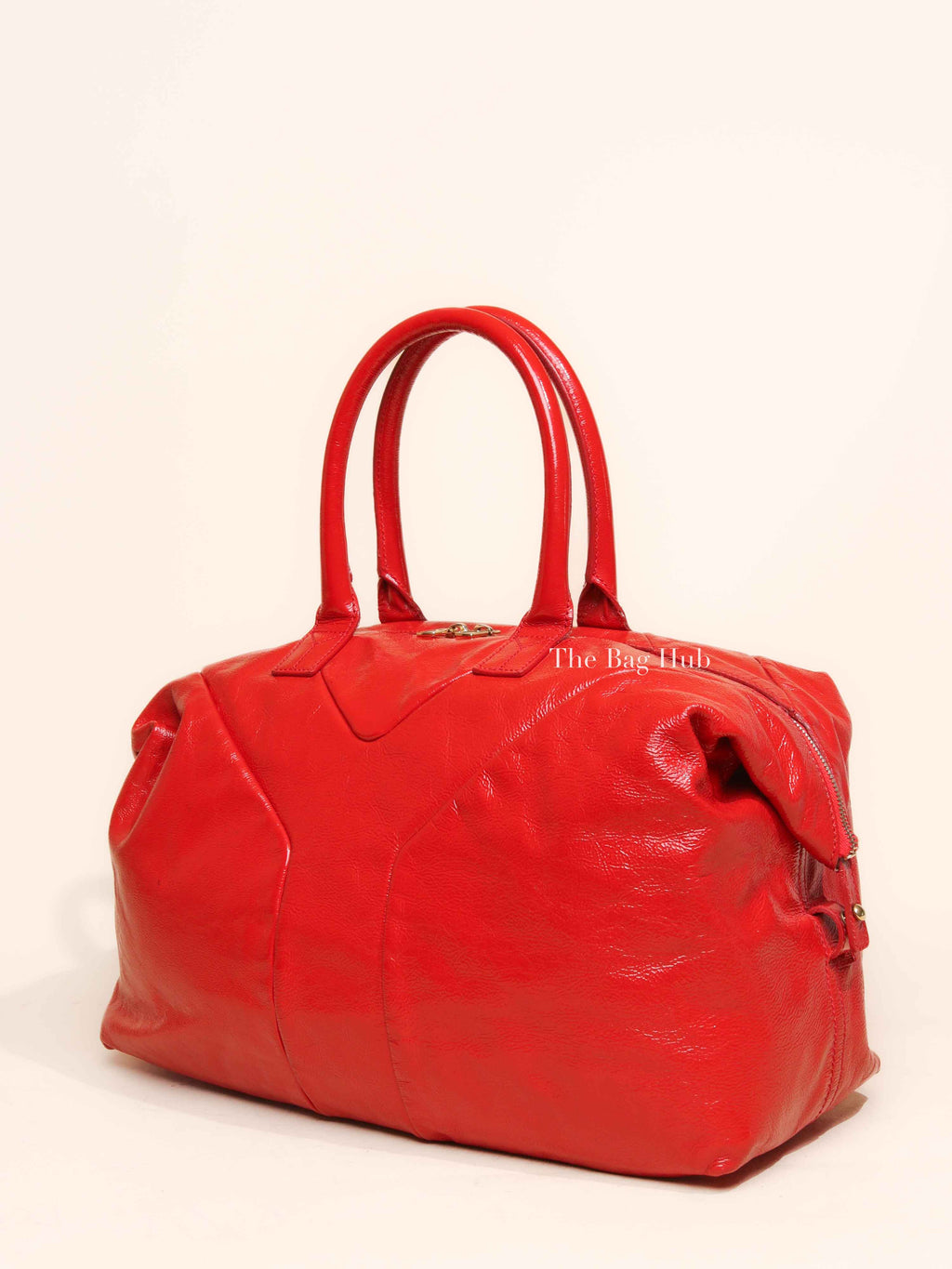 Yves Saint Laurent Red Patent Easy Y Bag