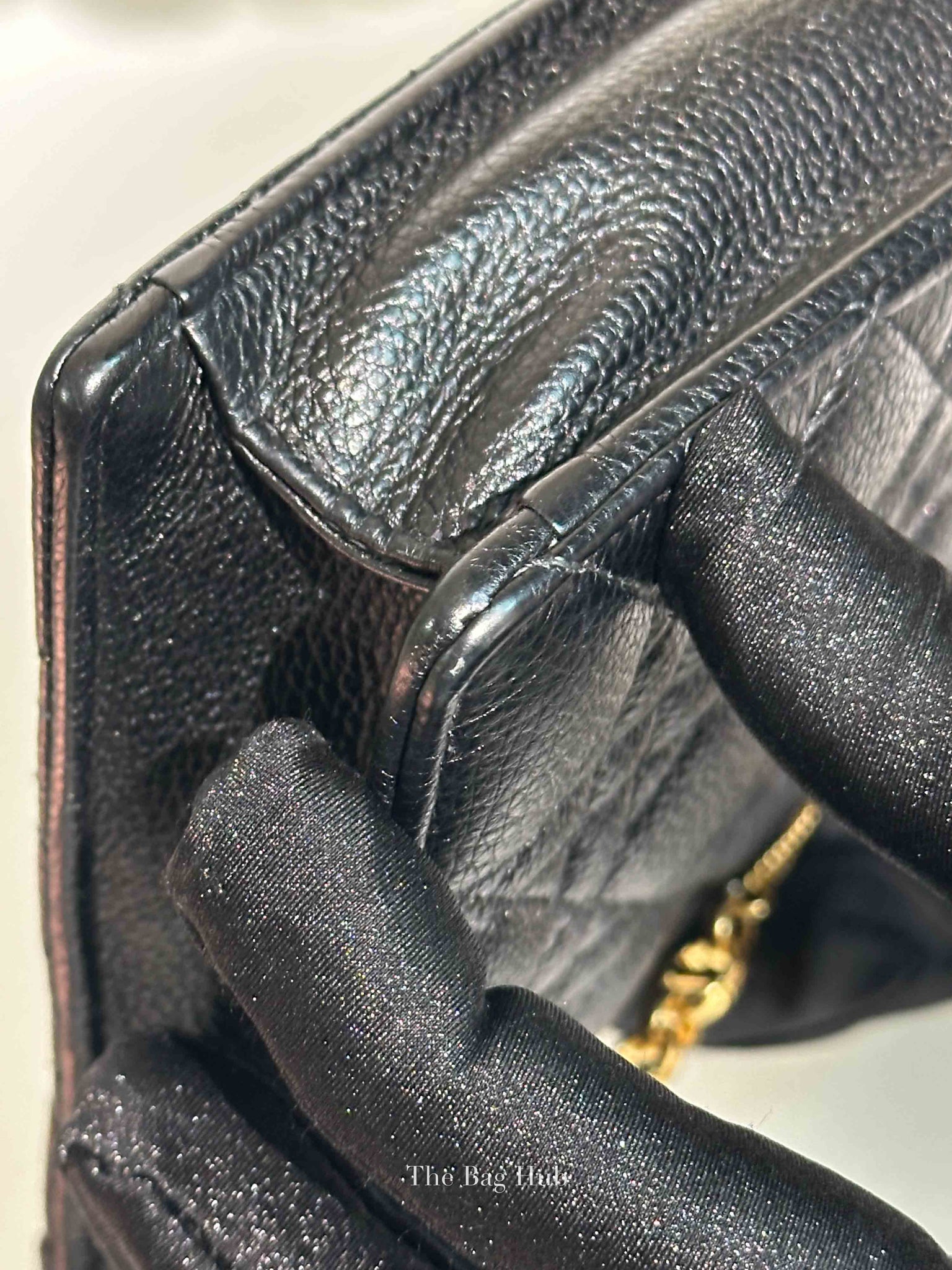 Dior Black Supple Cannage Calfskin Caro Every Dior Pouch