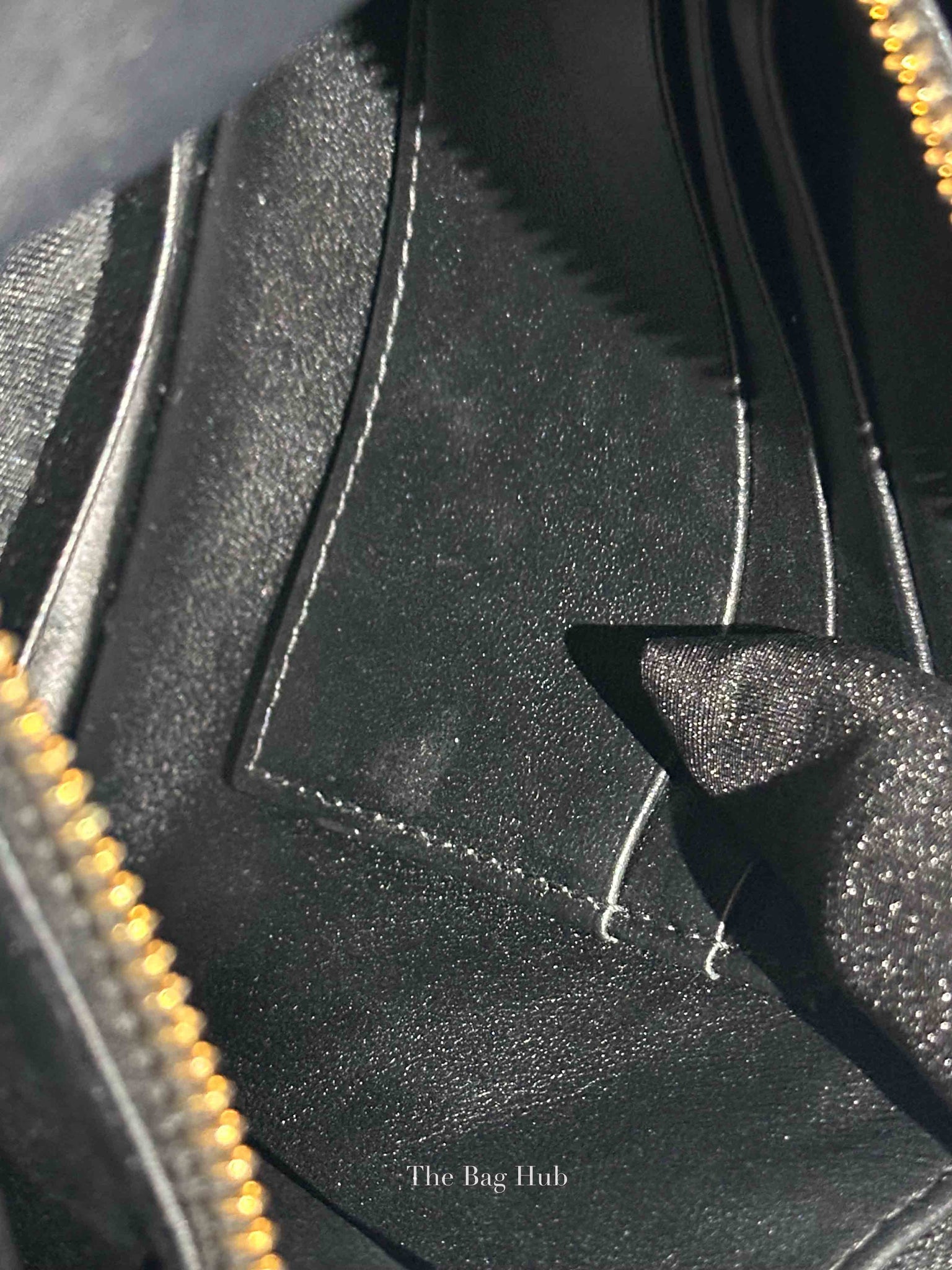 Dior Black Supple Cannage Calfskin Caro Every Dior Pouch