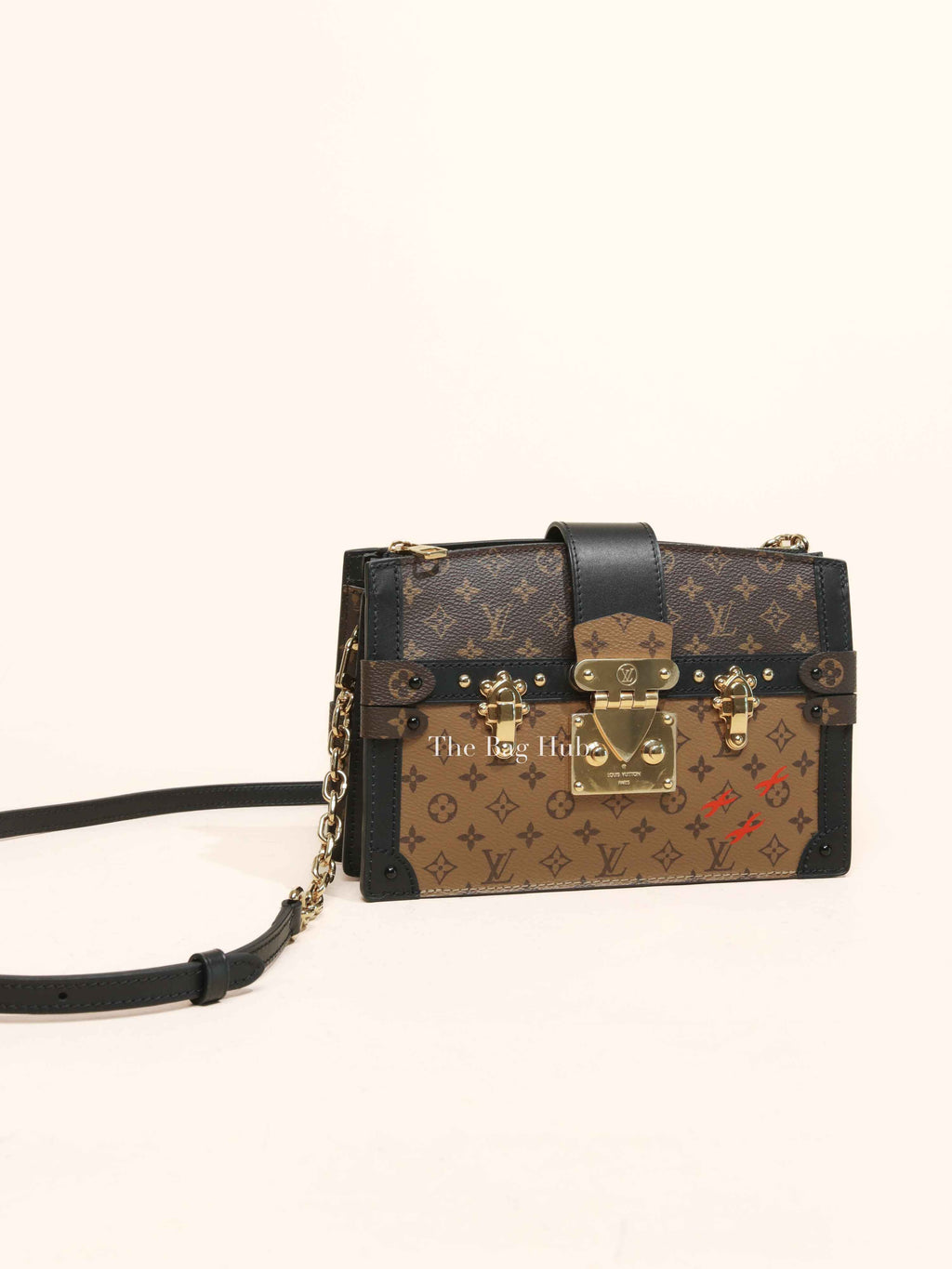 Louis Vuitton Reverse Monogram Canvas Trunk Clutch Bag