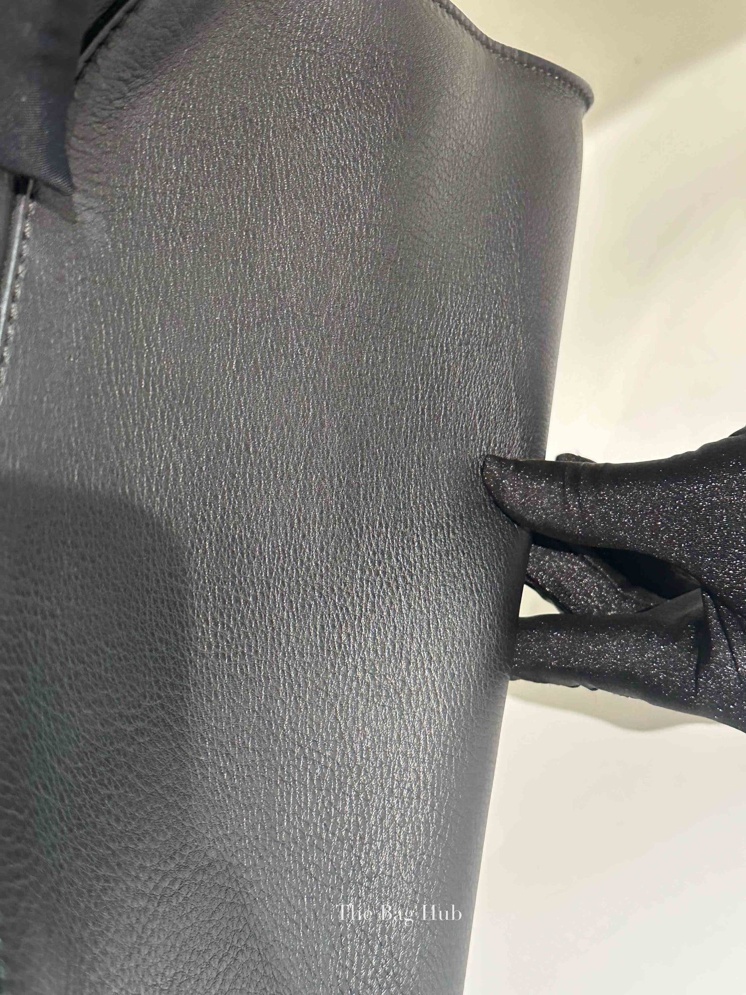 Fendi Black Leather Medium Peekaboo Iconic Shoulder Bag