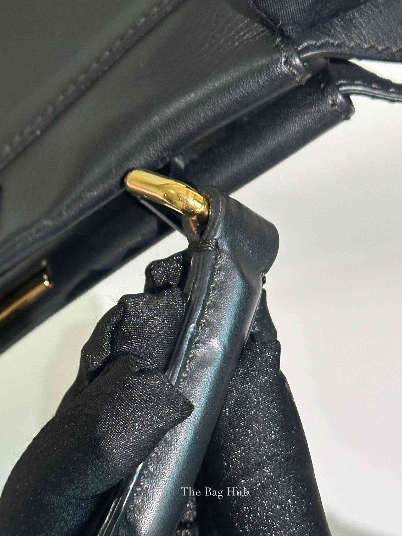 Fendi Black Leather Medium Peekaboo Iconic Shoulder Bag