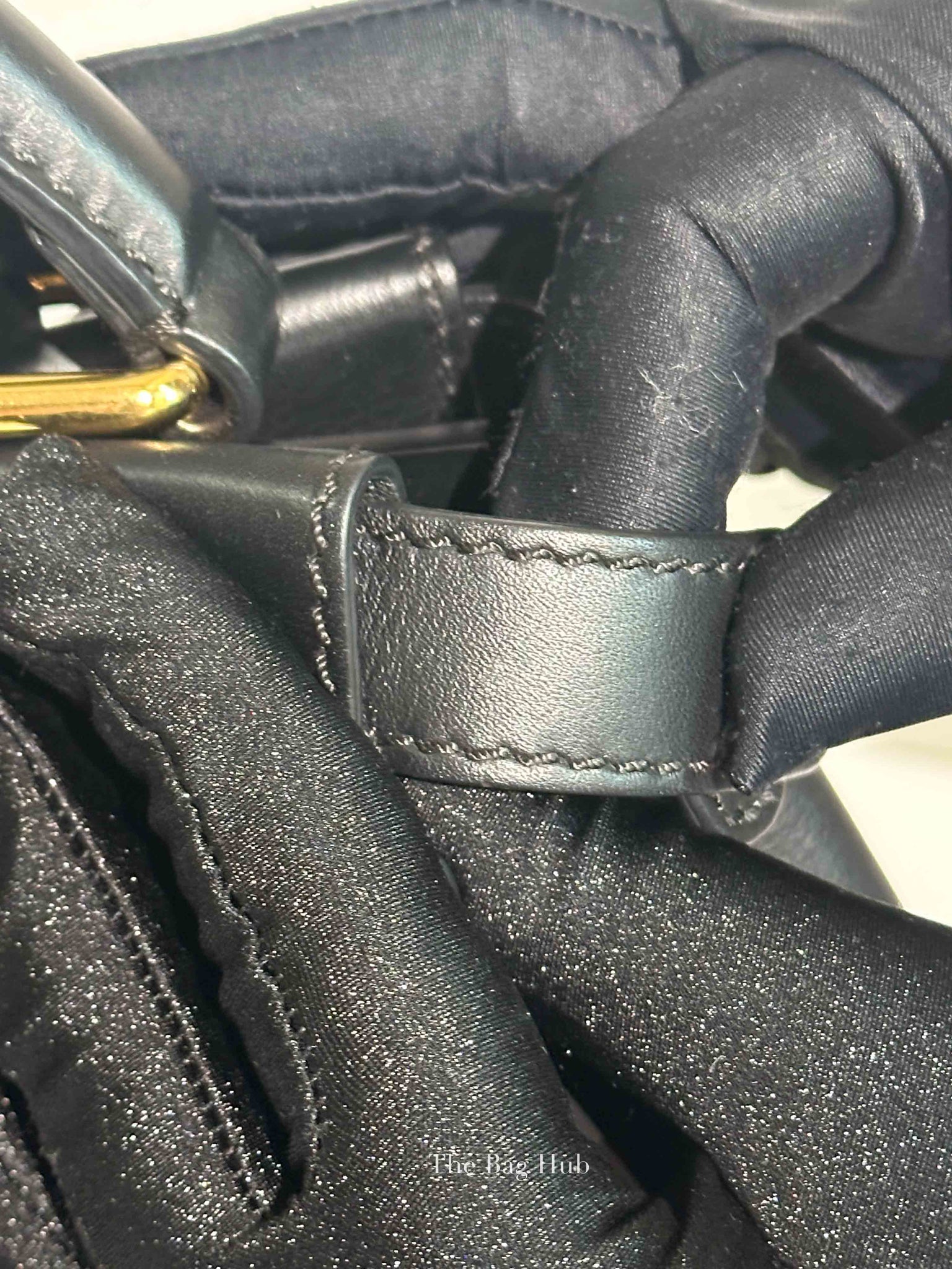 Fendi Black Leather Medium Peekaboo Iconic Shoulder Bag