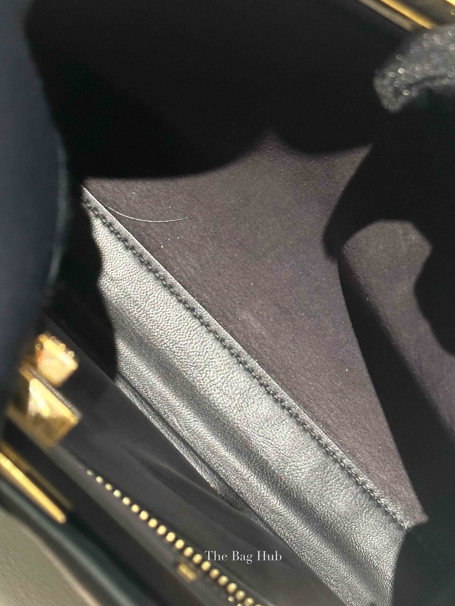 Fendi Black Leather Medium Peekaboo Iconic Shoulder Bag