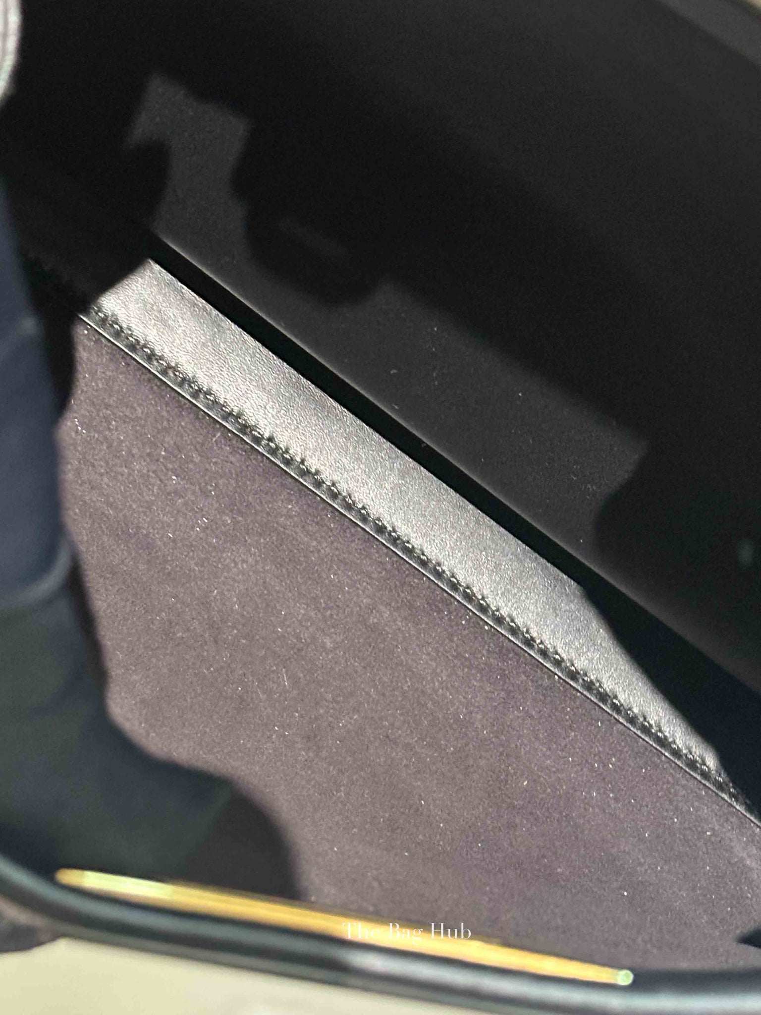 Fendi Black Leather Medium Peekaboo Iconic Shoulder Bag