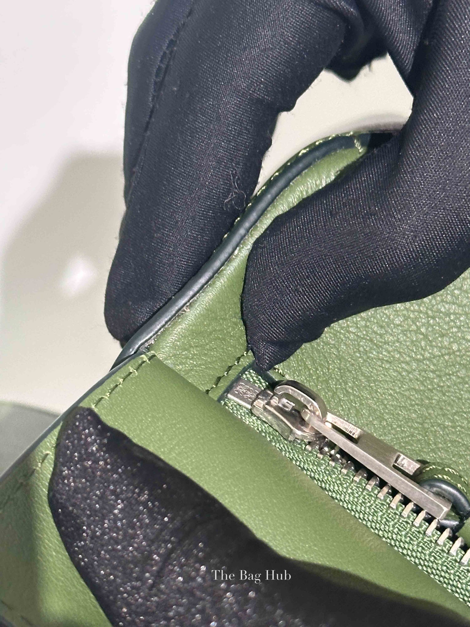Loewe Verde Calfskin Small Puzzle Bumbag