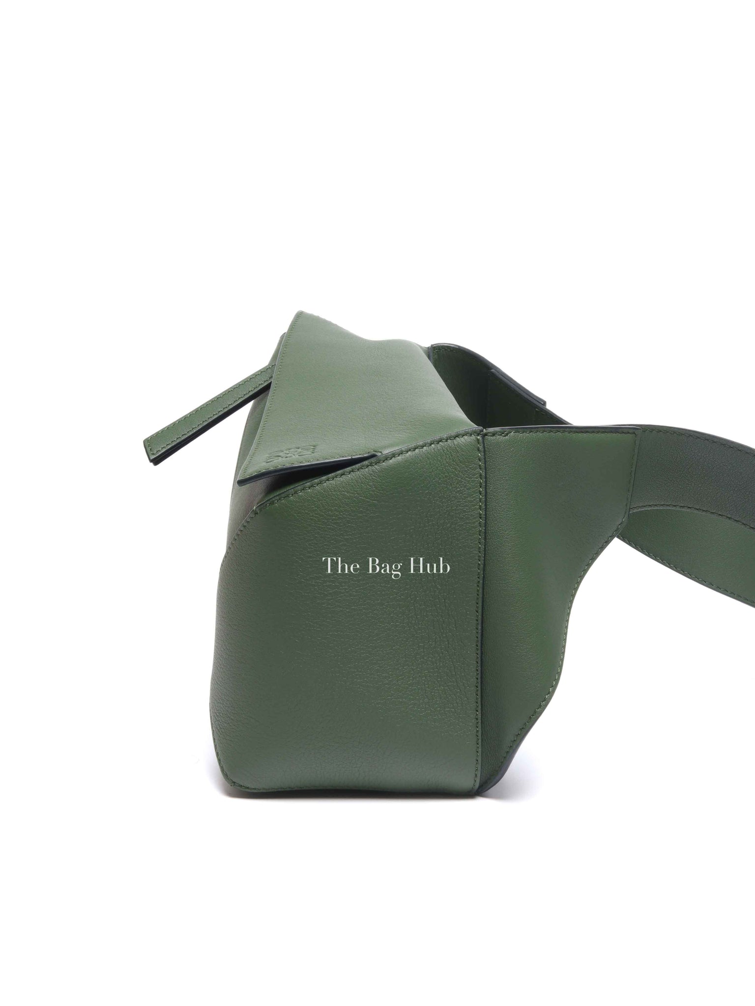 Loewe Verde Calfskin Small Puzzle Bumbag