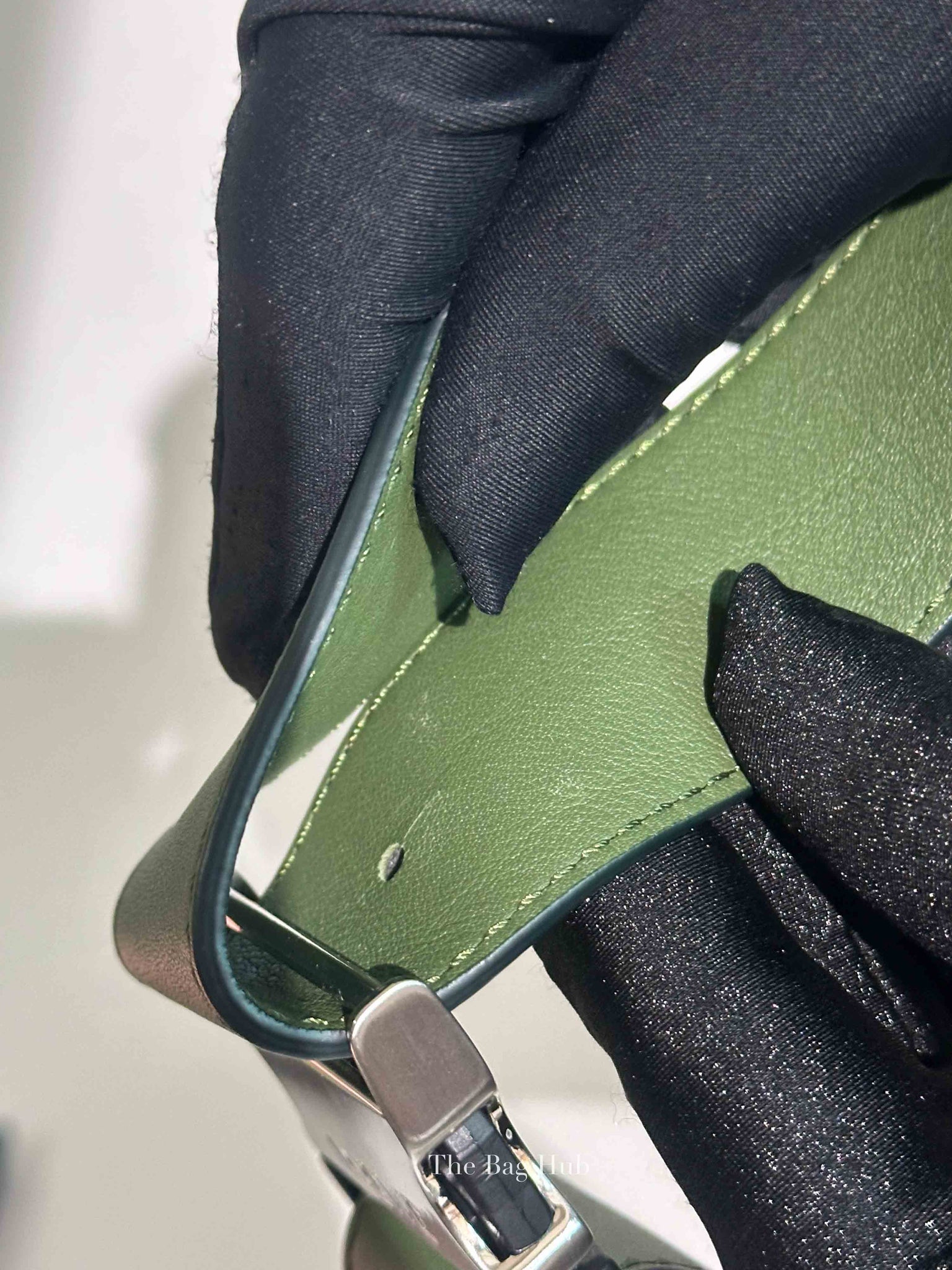 Loewe Verde Calfskin Small Puzzle Bumbag