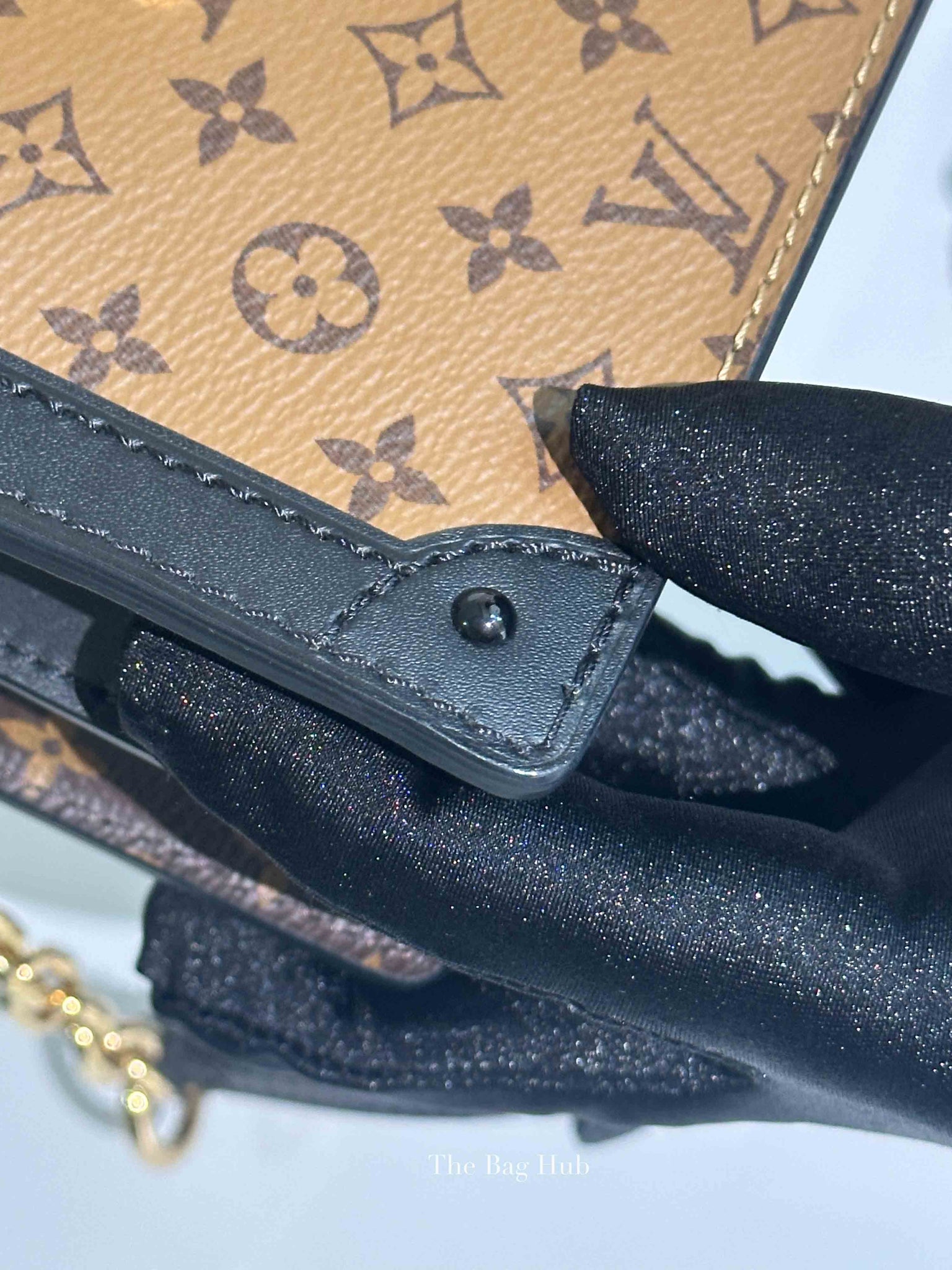 Louis Vuitton Reverse Monogram Canvas Trunk Clutch Bag