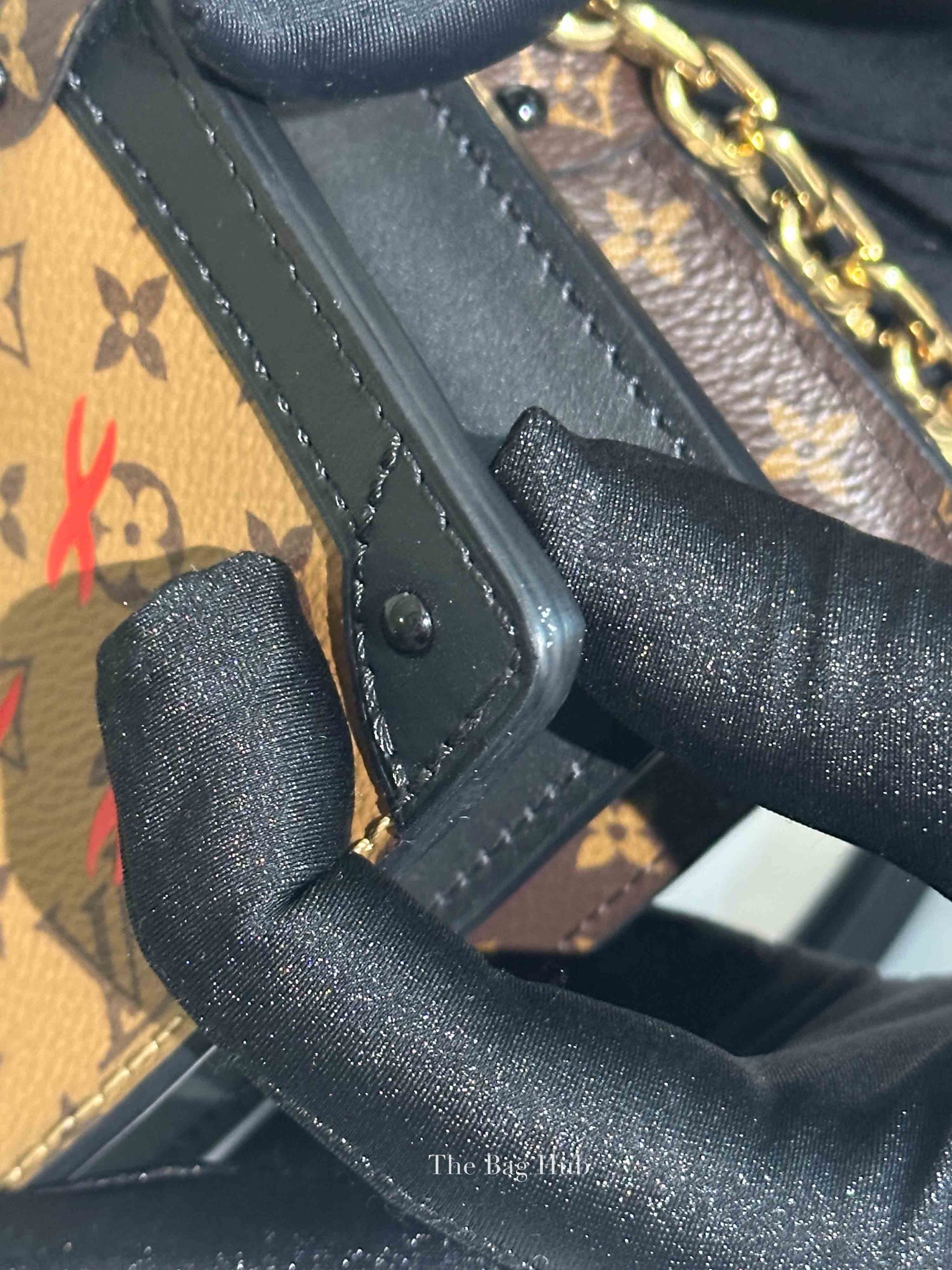 Louis Vuitton Reverse Monogram Canvas Trunk Clutch Bag