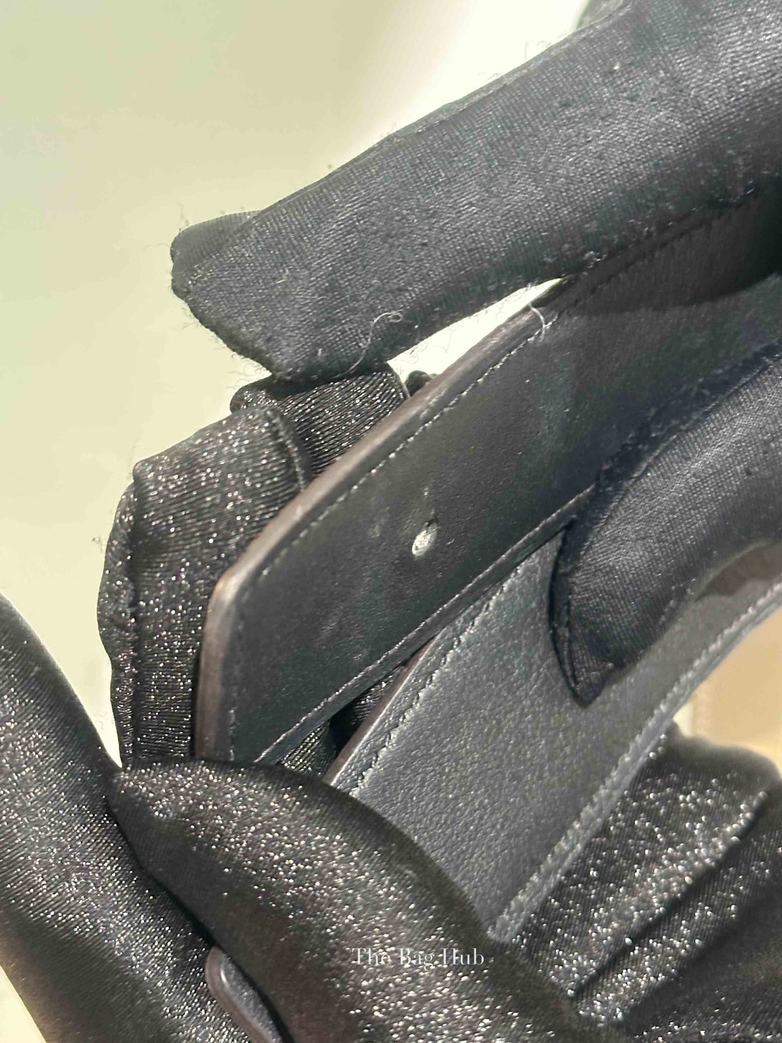 Hermes Noir/Etoupe Togo/Calfskin Reversible Belt Strap Size 90