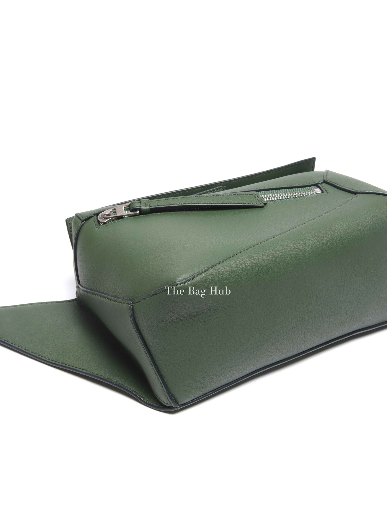 Loewe Verde Calfskin Small Puzzle Bumbag