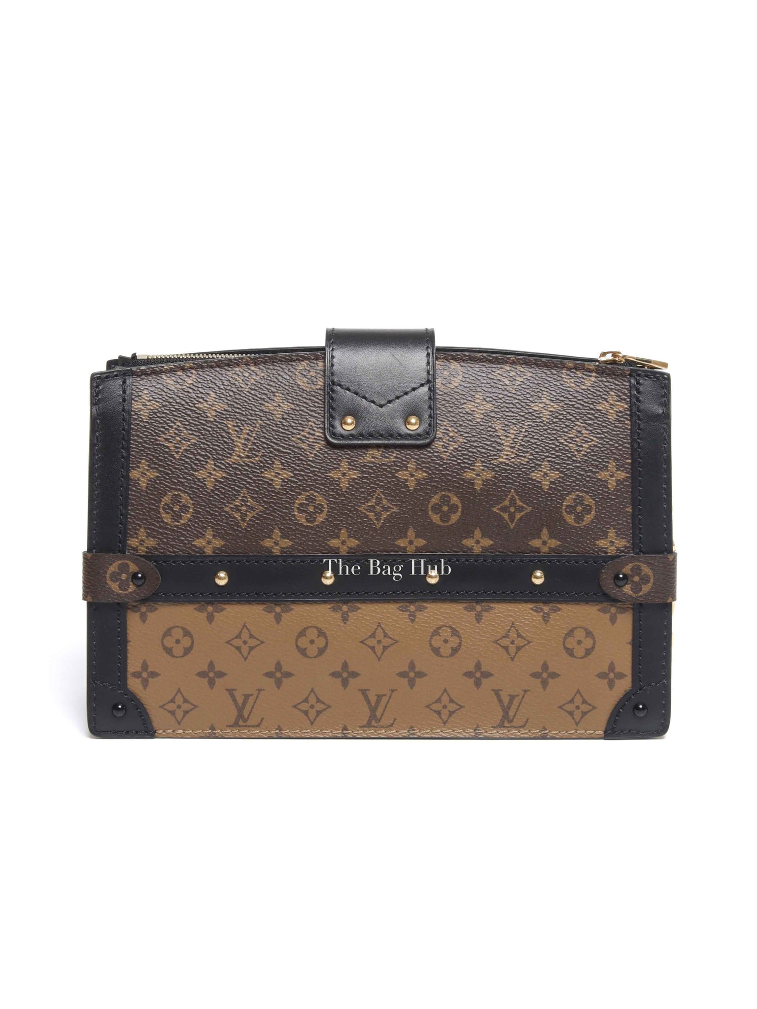 Louis Vuitton Reverse Monogram Canvas Trunk Clutch Bag