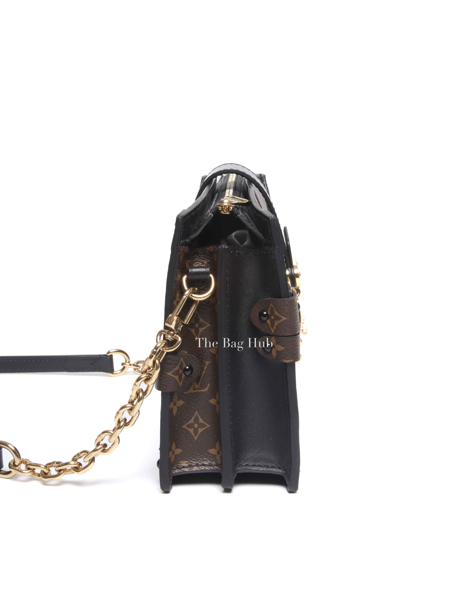 Louis Vuitton Reverse Monogram Canvas Trunk Clutch Bag