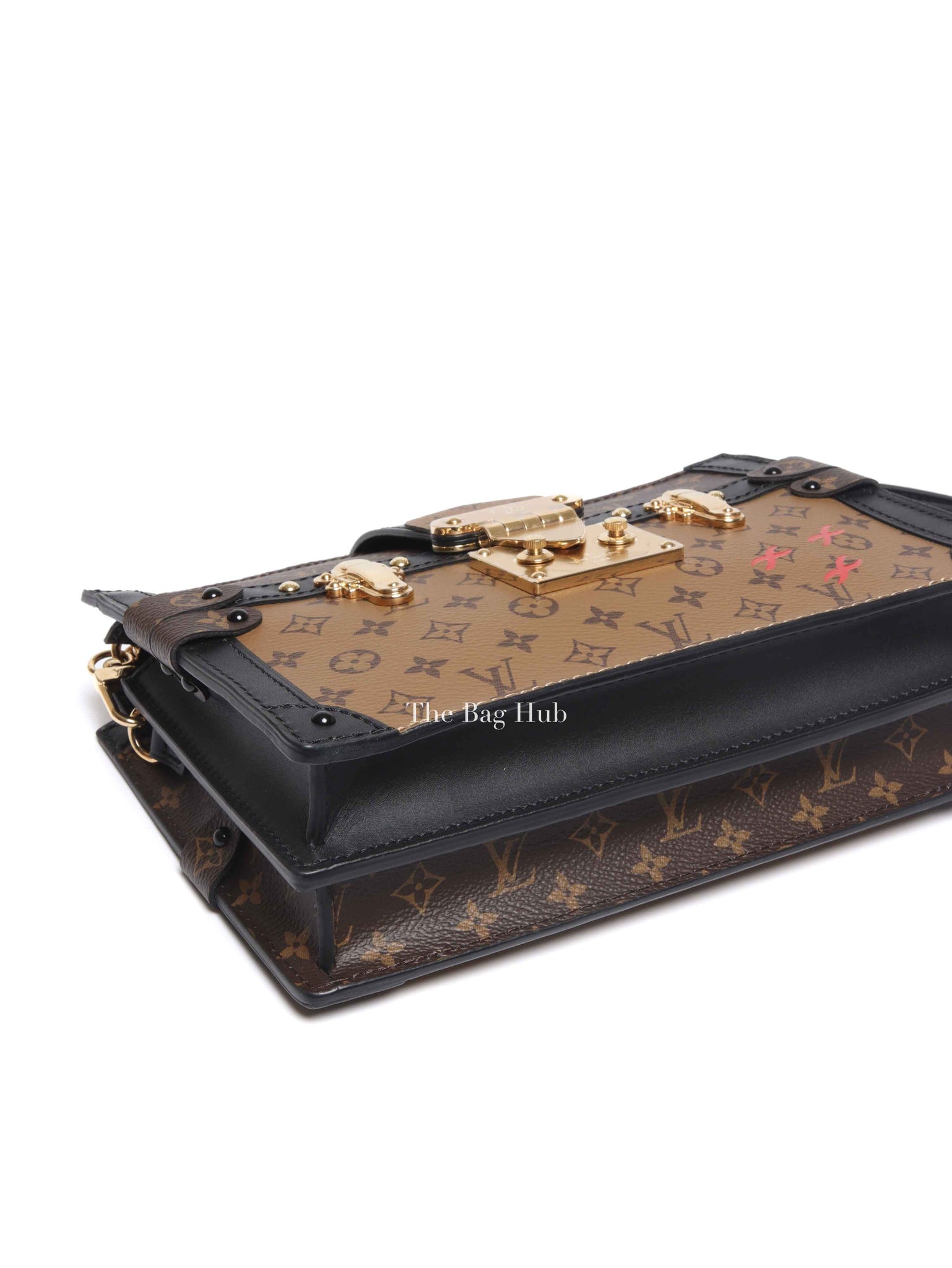 Louis Vuitton Reverse Monogram Canvas Trunk Clutch Bag