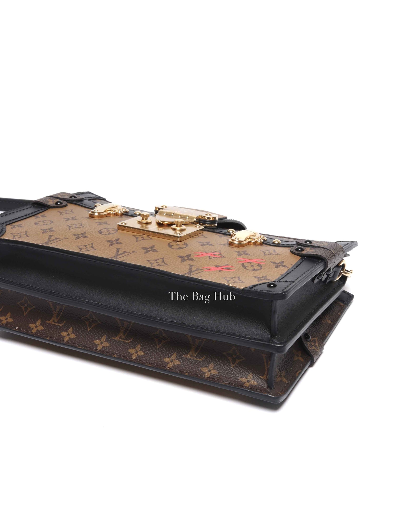 Louis Vuitton Reverse Monogram Canvas Trunk Clutch Bag