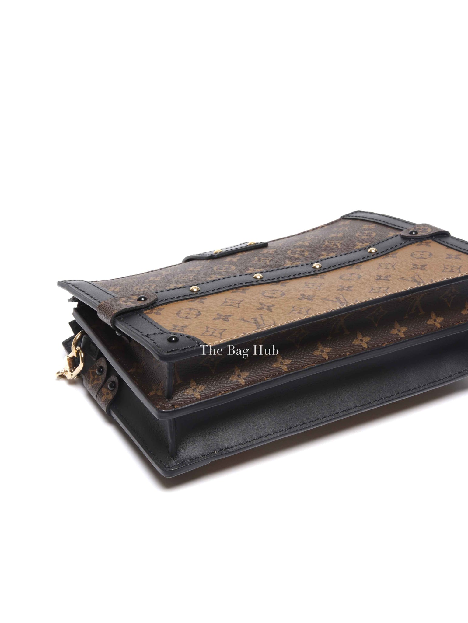 Louis Vuitton Reverse Monogram Canvas Trunk Clutch Bag