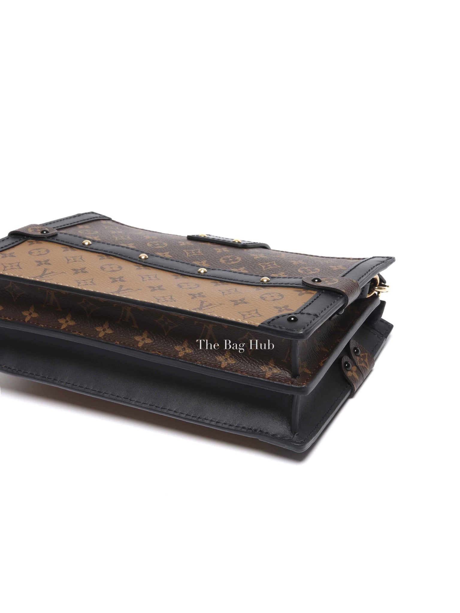 Louis Vuitton Reverse Monogram Canvas Trunk Clutch Bag
