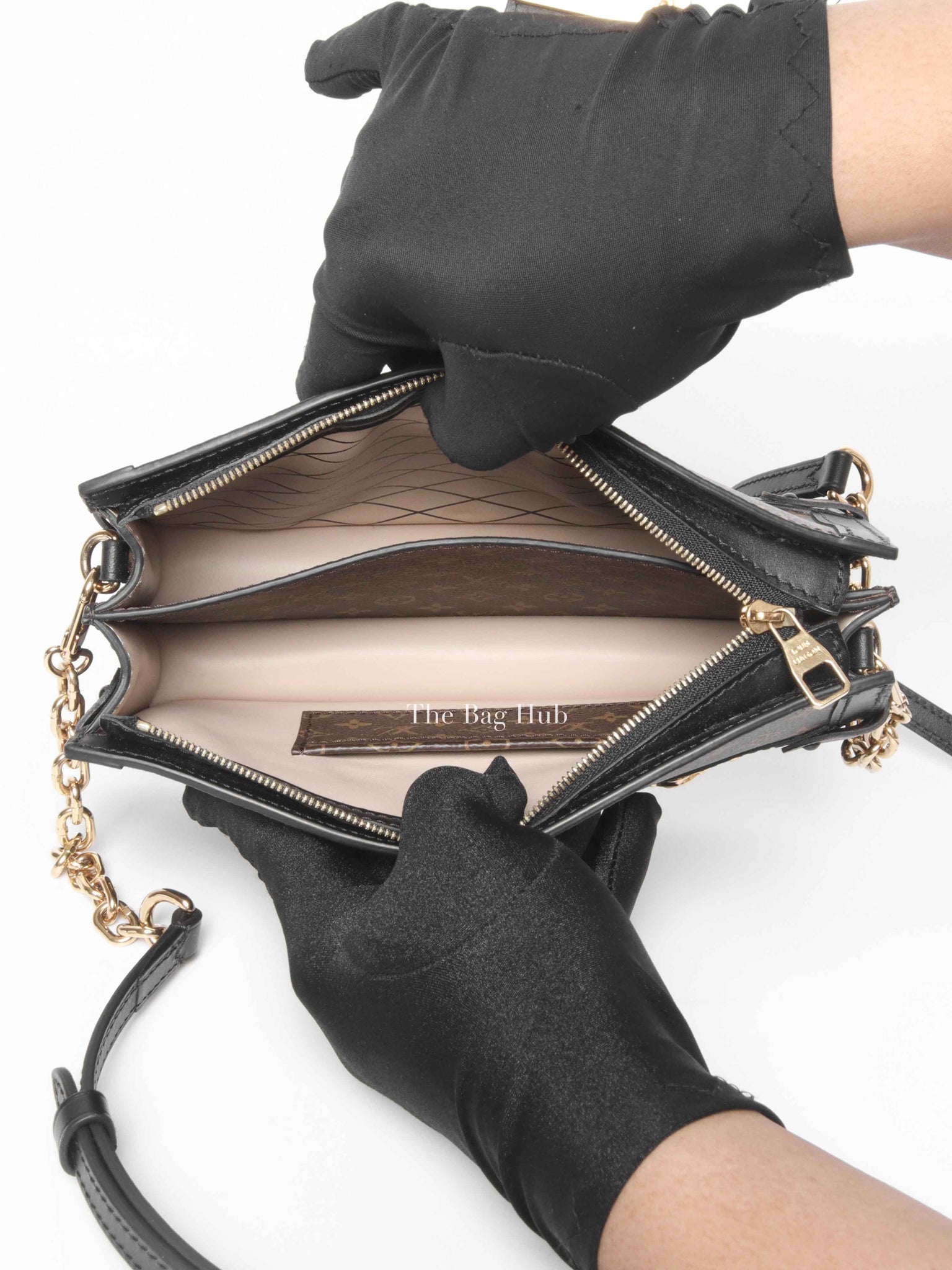 Louis Vuitton Reverse Monogram Canvas Trunk Clutch Bag