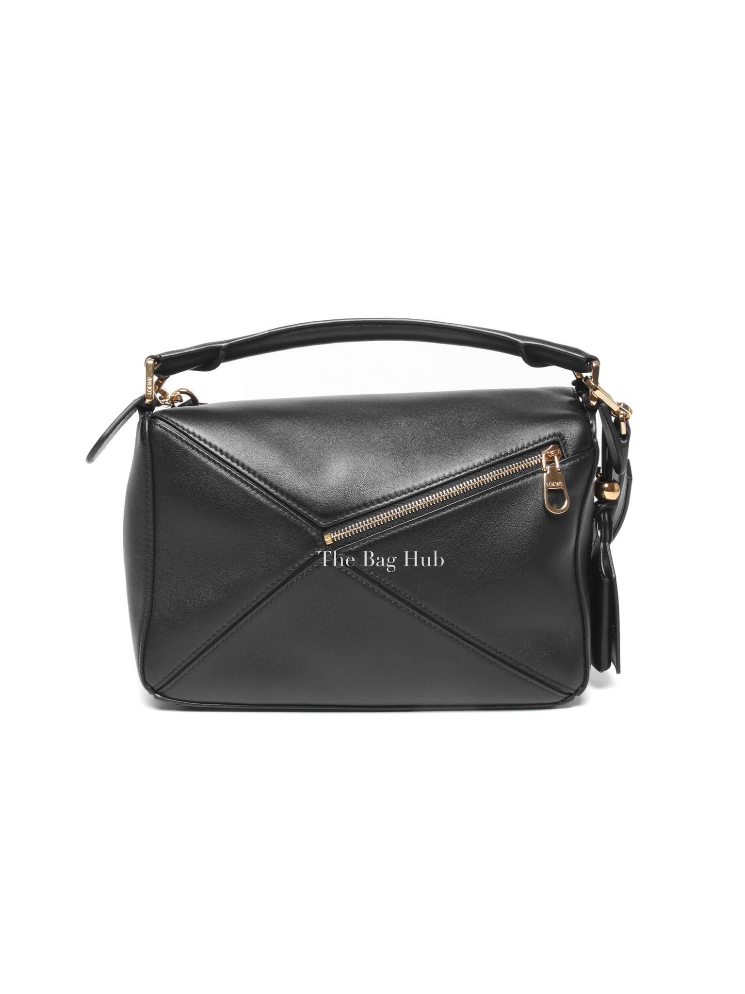 Loewe Black Nappa Lambskin Featherlight Small Puzzle Bag