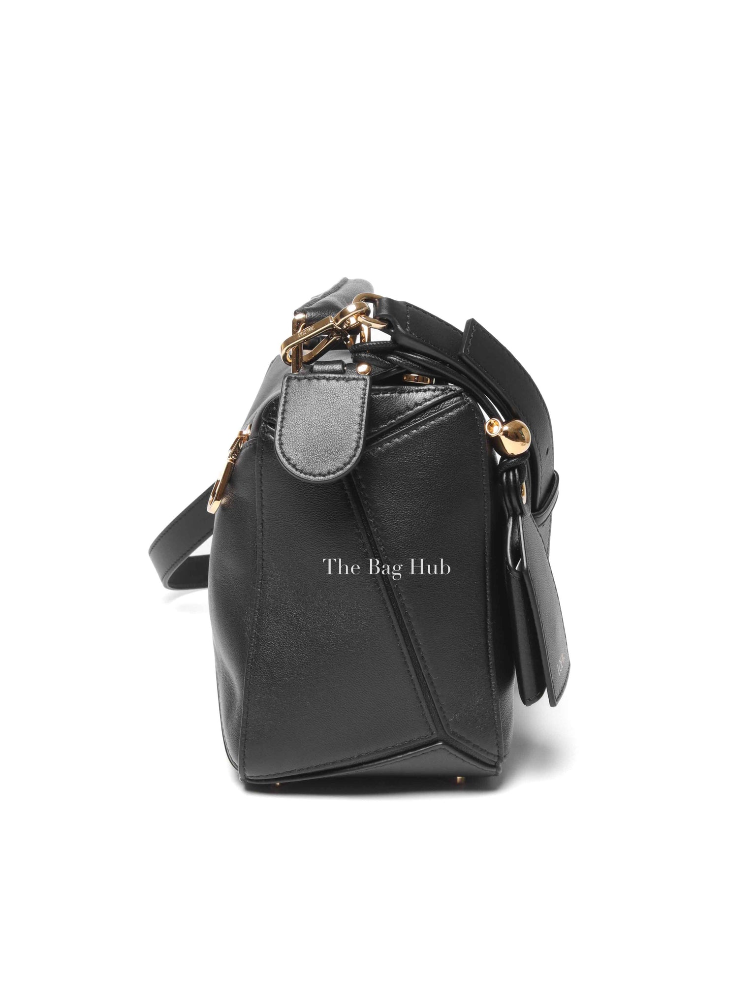 Loewe Black Nappa Lambskin Featherlight Small Puzzle Bag