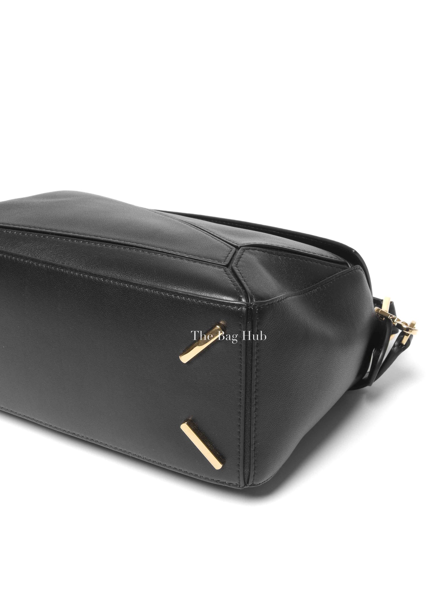 Loewe Black Nappa Lambskin Featherlight Small Puzzle Bag