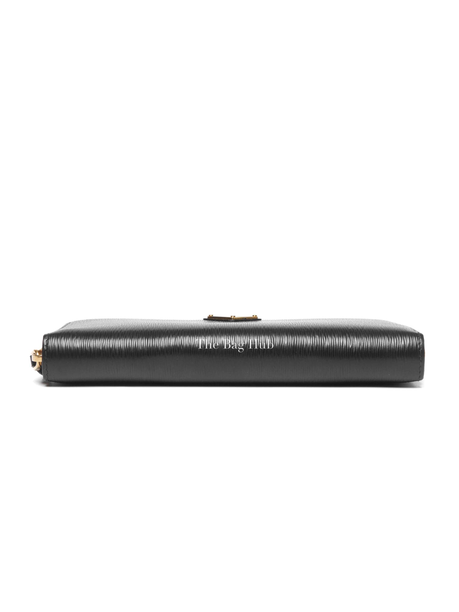 Prada Black Leather Vitello Move Zip Around Long Wallet 1ML506