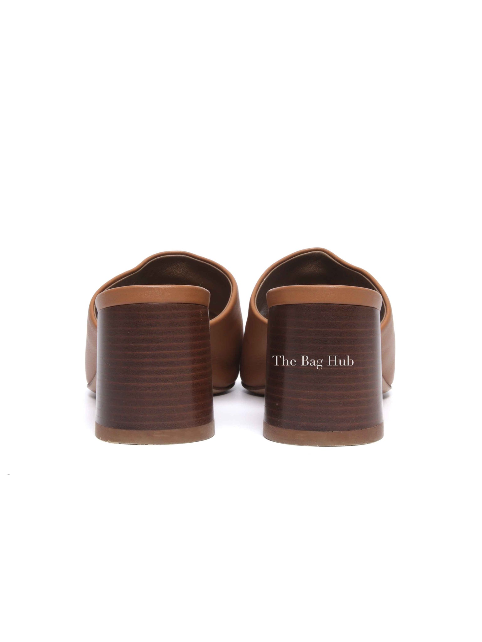 Hermes Beige Dore Leather Camilla Mules Size 39.5