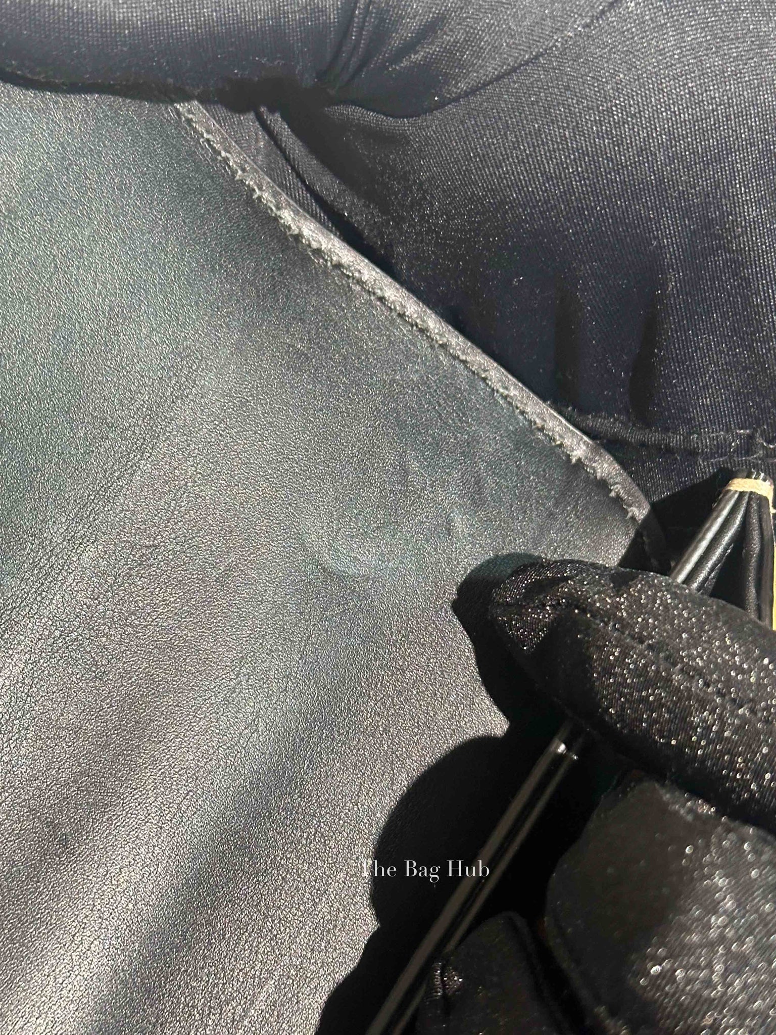 Gucci Black/Beige GG Supreme Monogram Calfskin Small Padlock Shoulder Bag