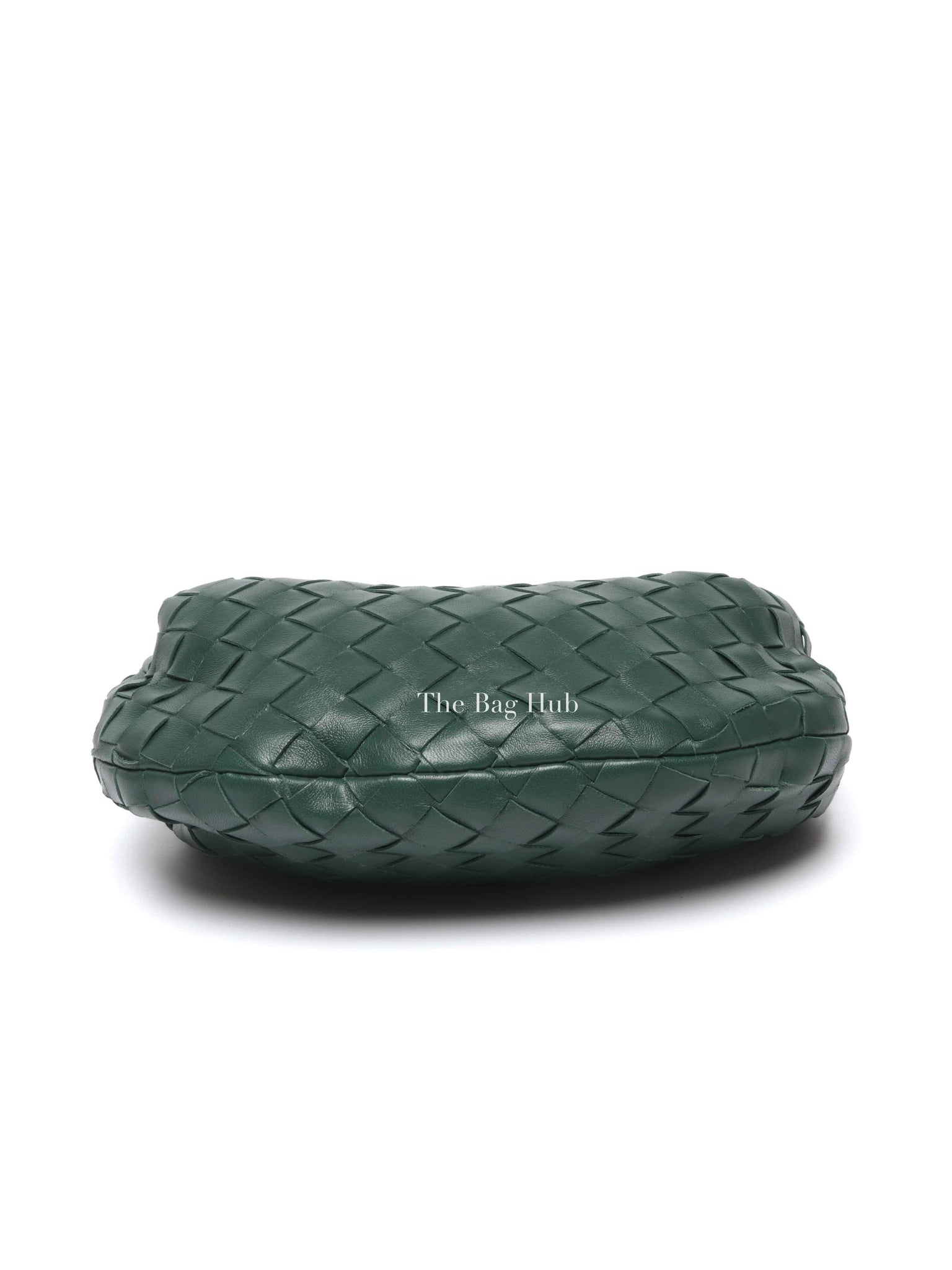 Bottega Veneta Green Intreciatto Leather Mini Jodie Bag