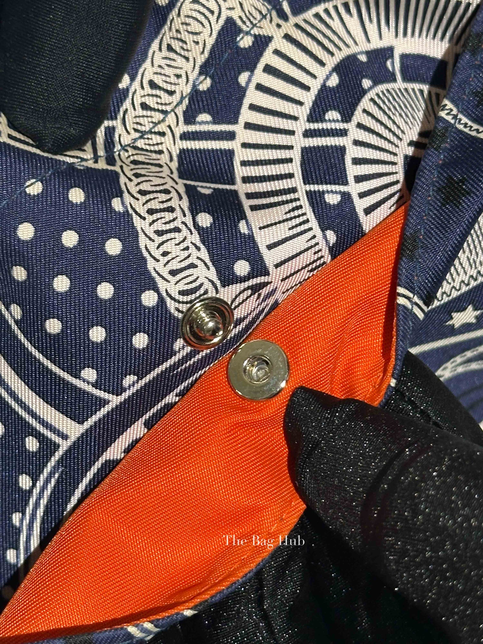 Hermes Bleu Nuit Barenia Silk Eperons d'Or Fourbis 20 Pouch