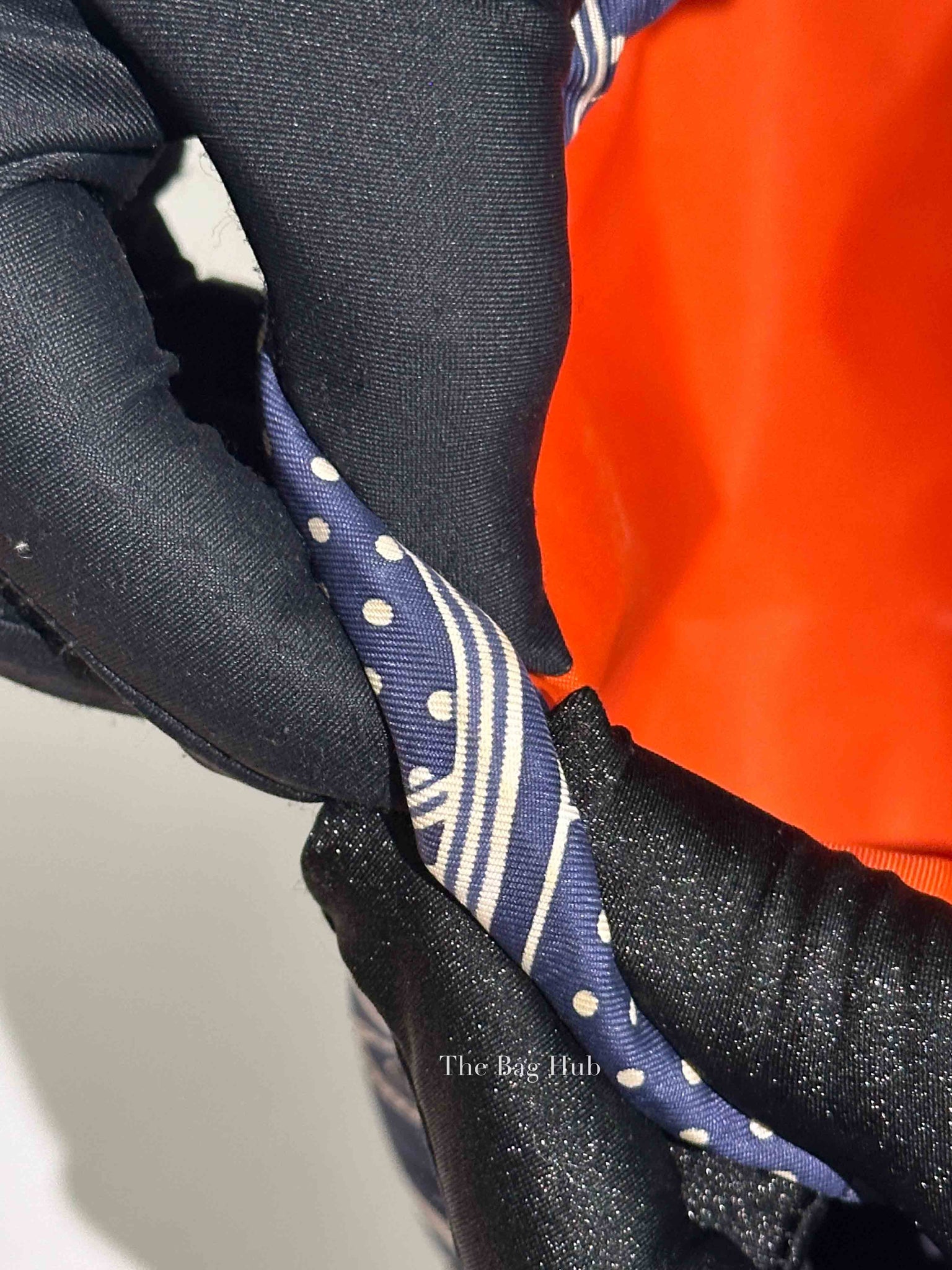 Hermes Bleu Nuit Barenia Silk Eperons d'Or Fourbis 20 Pouch