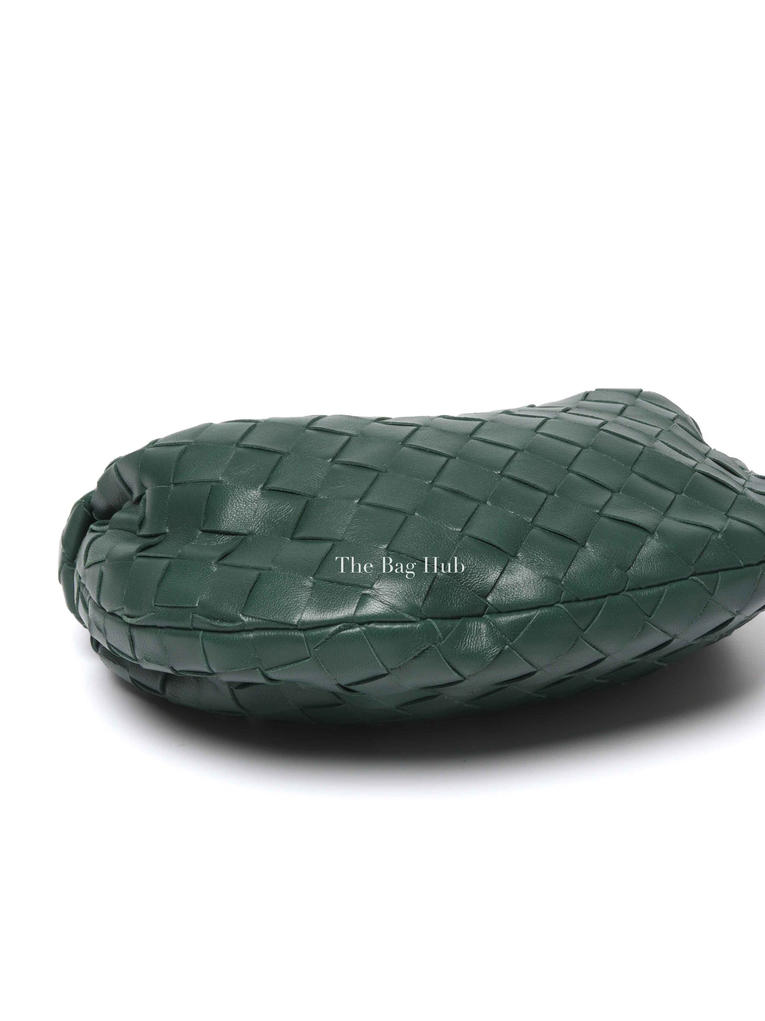 Bottega Veneta Green Intreciatto Leather Mini Jodie Bag
