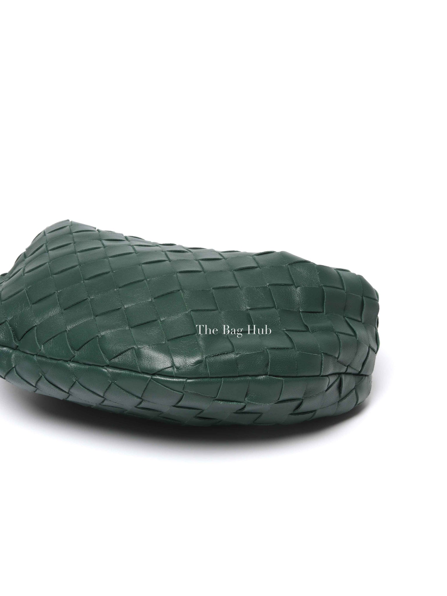Bottega Veneta Green Intreciatto Leather Mini Jodie Bag
