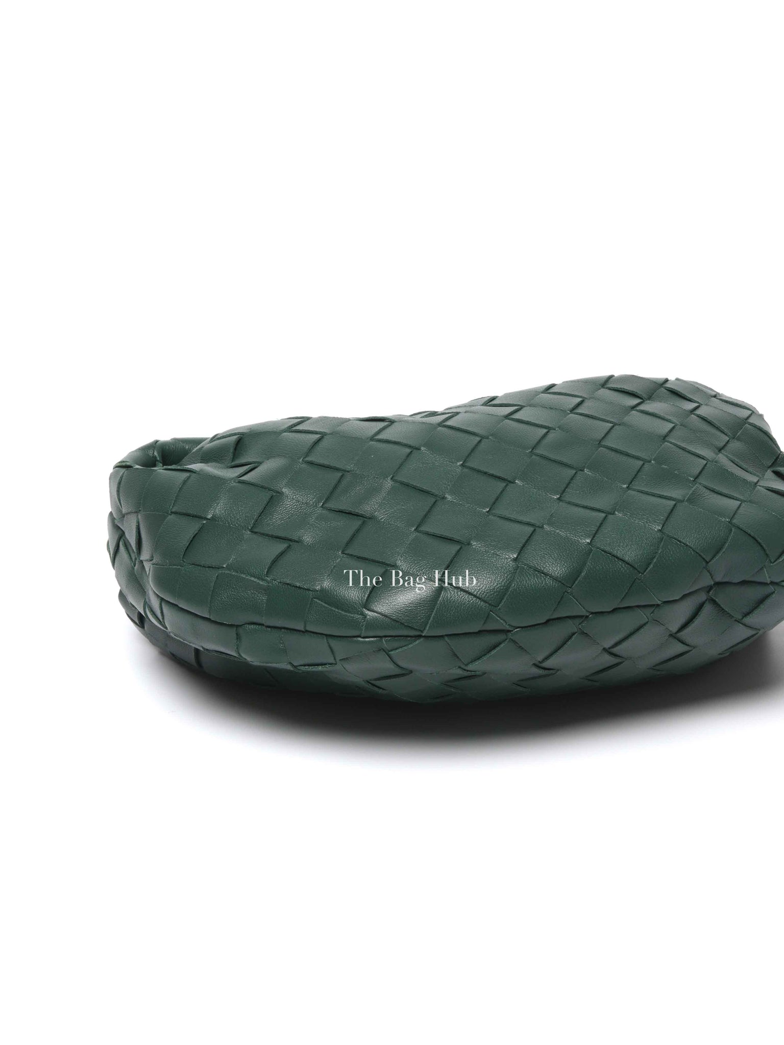 Bottega Veneta Green Intreciatto Leather Mini Jodie Bag