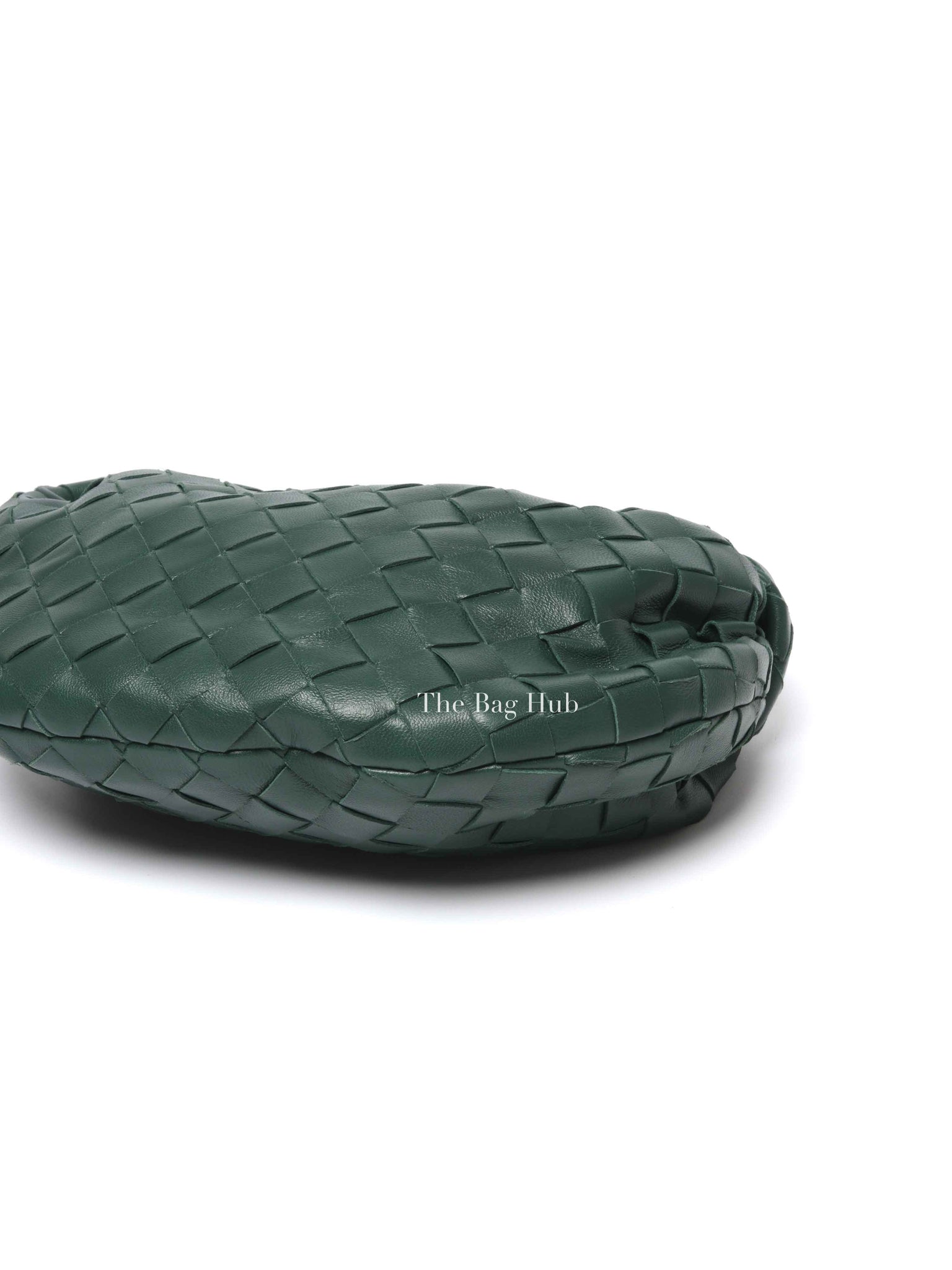 Bottega Veneta Green Intreciatto Leather Mini Jodie Bag