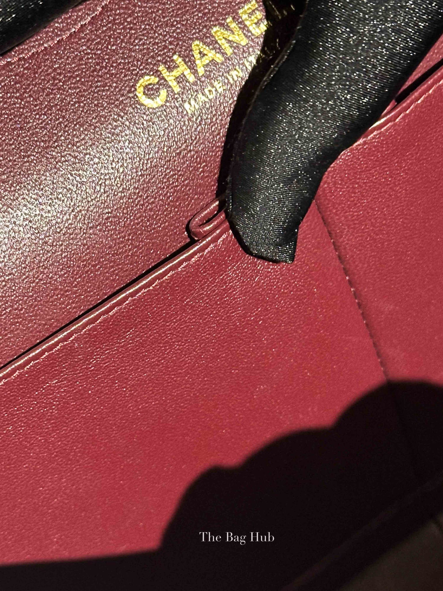 Chanel Pink Lambskin Chevron Statement Large Flap Shoulder Bag