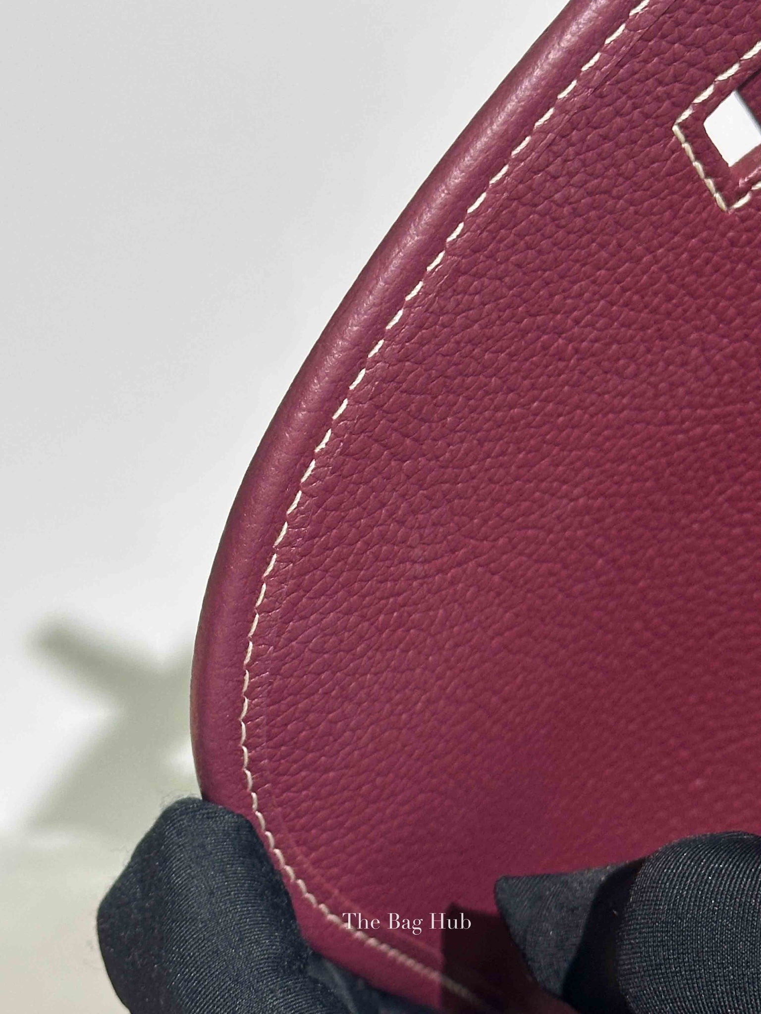 Goyard Burgundy Goyardine Sac Belvedere PM Bag