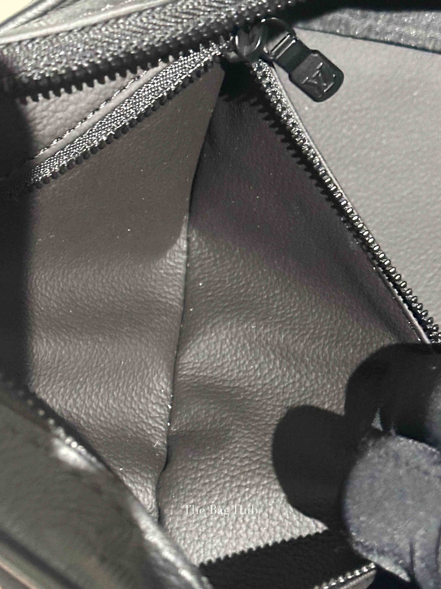 Louis Vuitton Ultra Black Monogram Shadow Leather Dopp Kitt Toiletry Bag