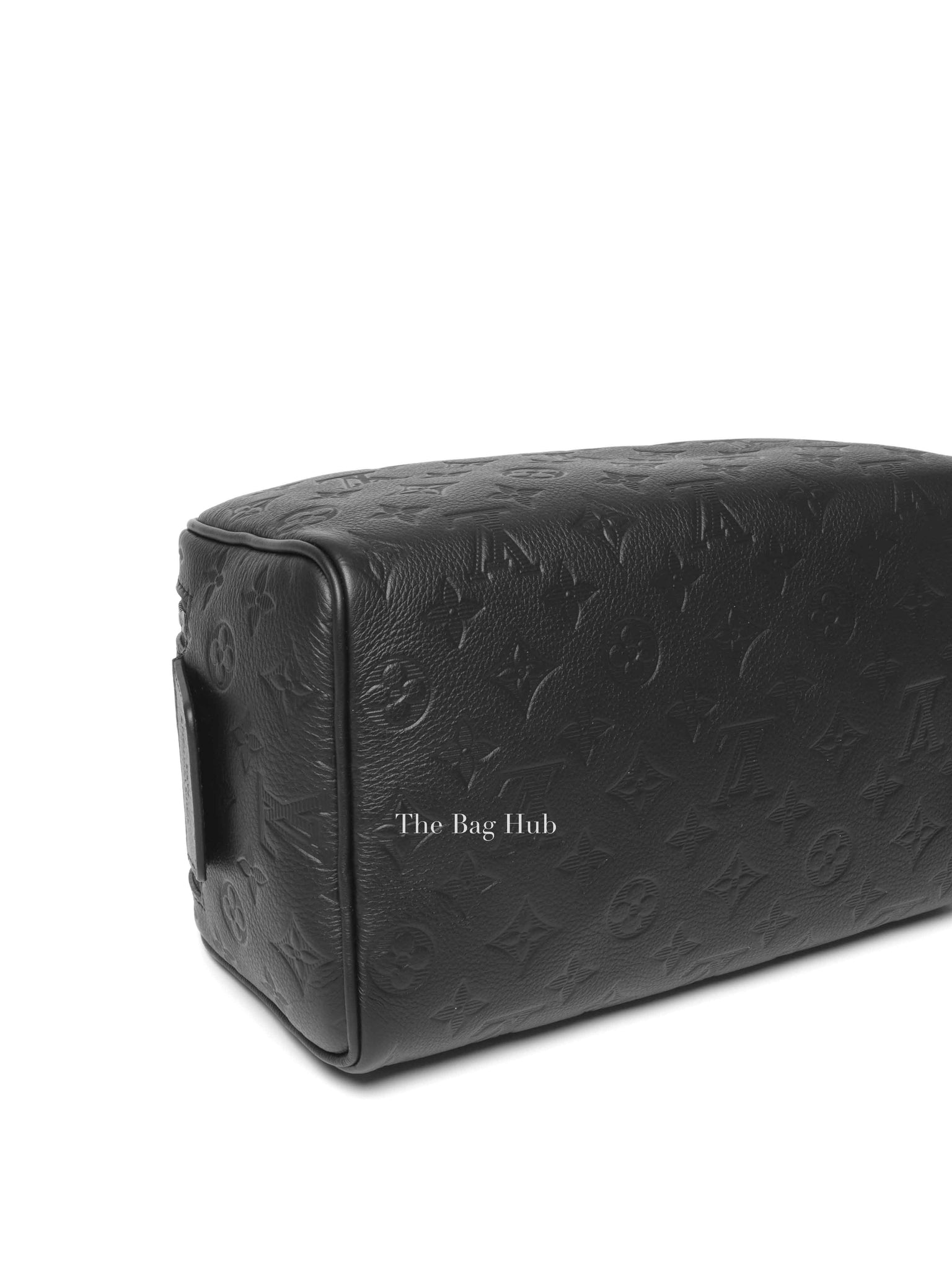 Louis Vuitton Ultra Black Monogram Shadow Leather Dopp Kitt Toiletry Bag
