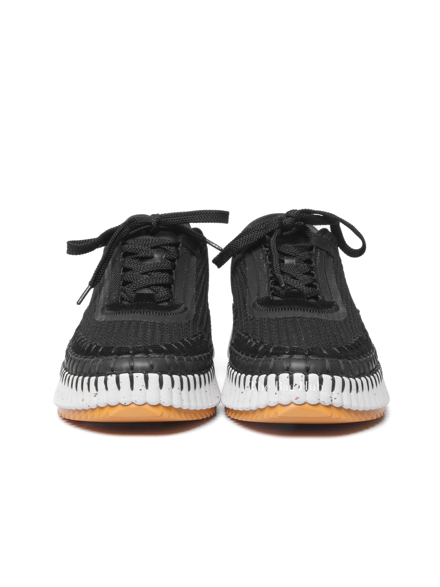 Chloe Black Mesh Nama Sneakers Size 40