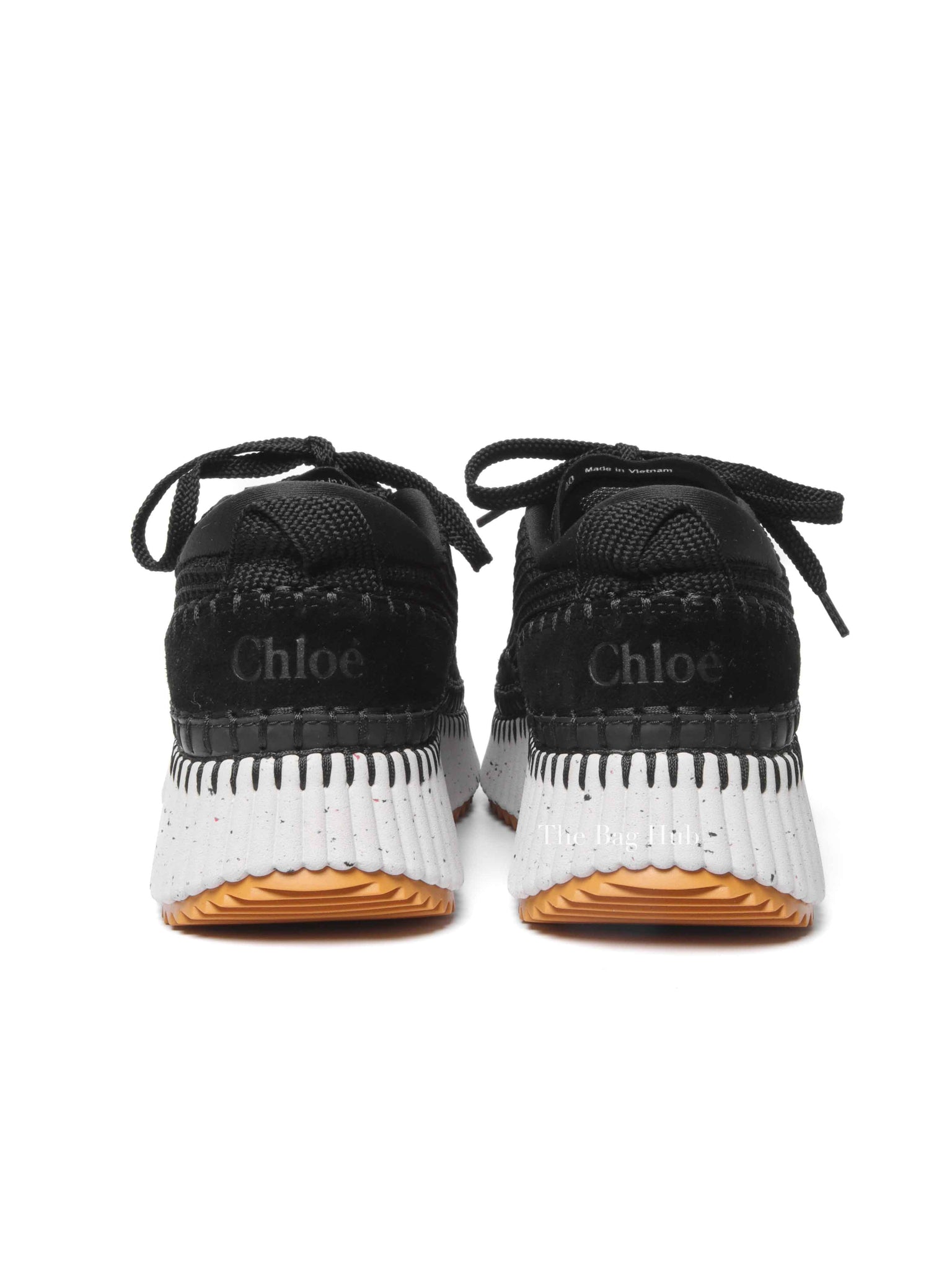 Chloe Black Mesh Nama Sneakers Size 40