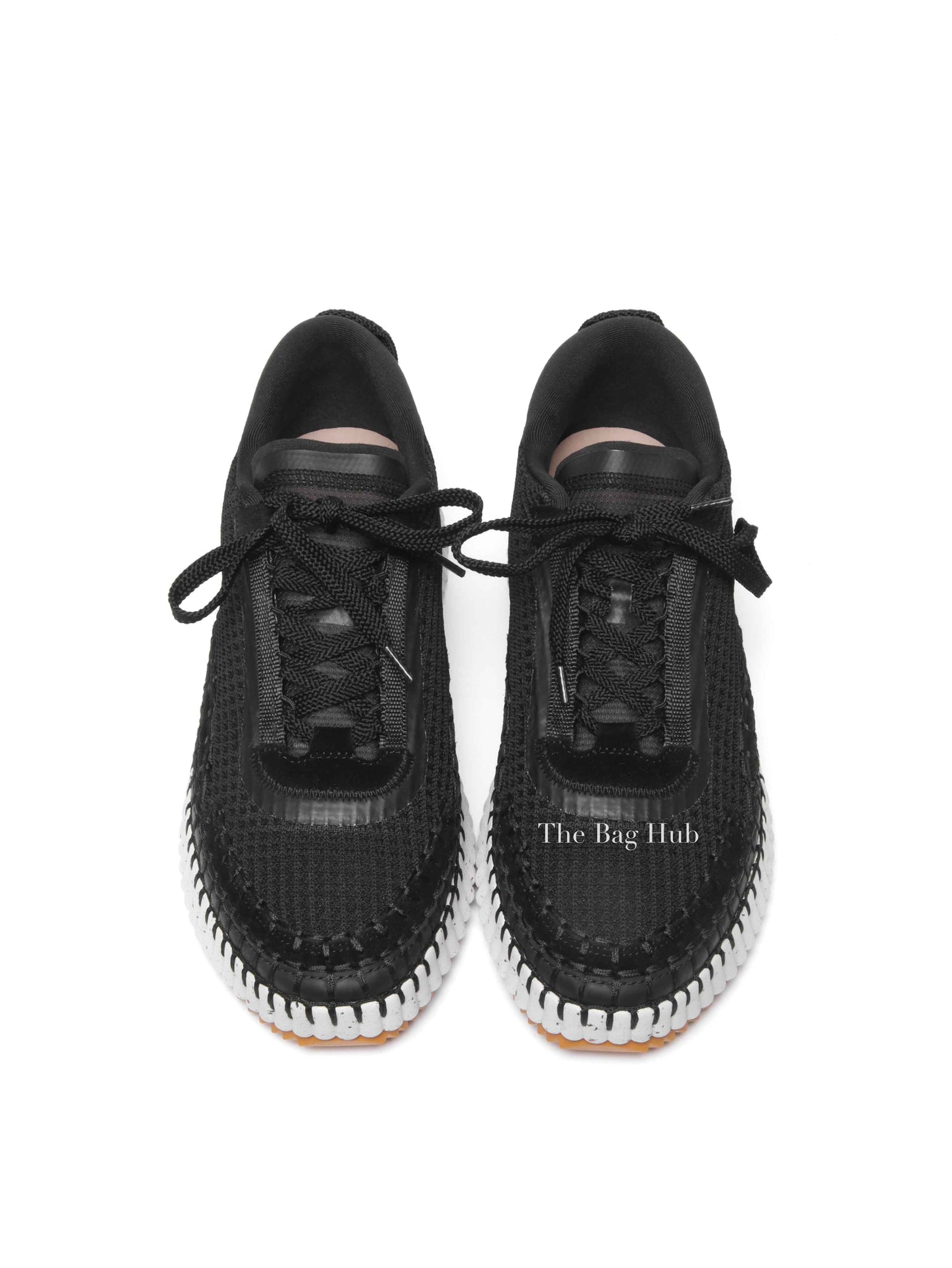 Chloe Black Mesh Nama Sneakers Size 40