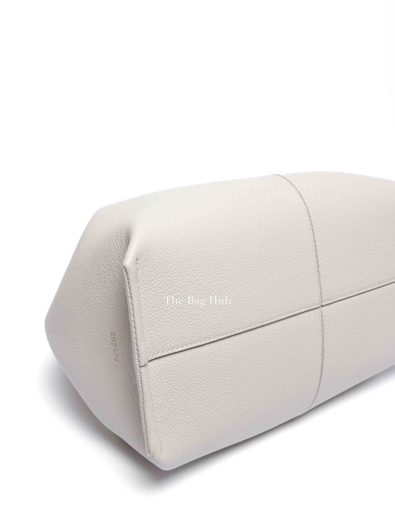 Polene Chalk Textured Calfskin Numero Neuf Bag