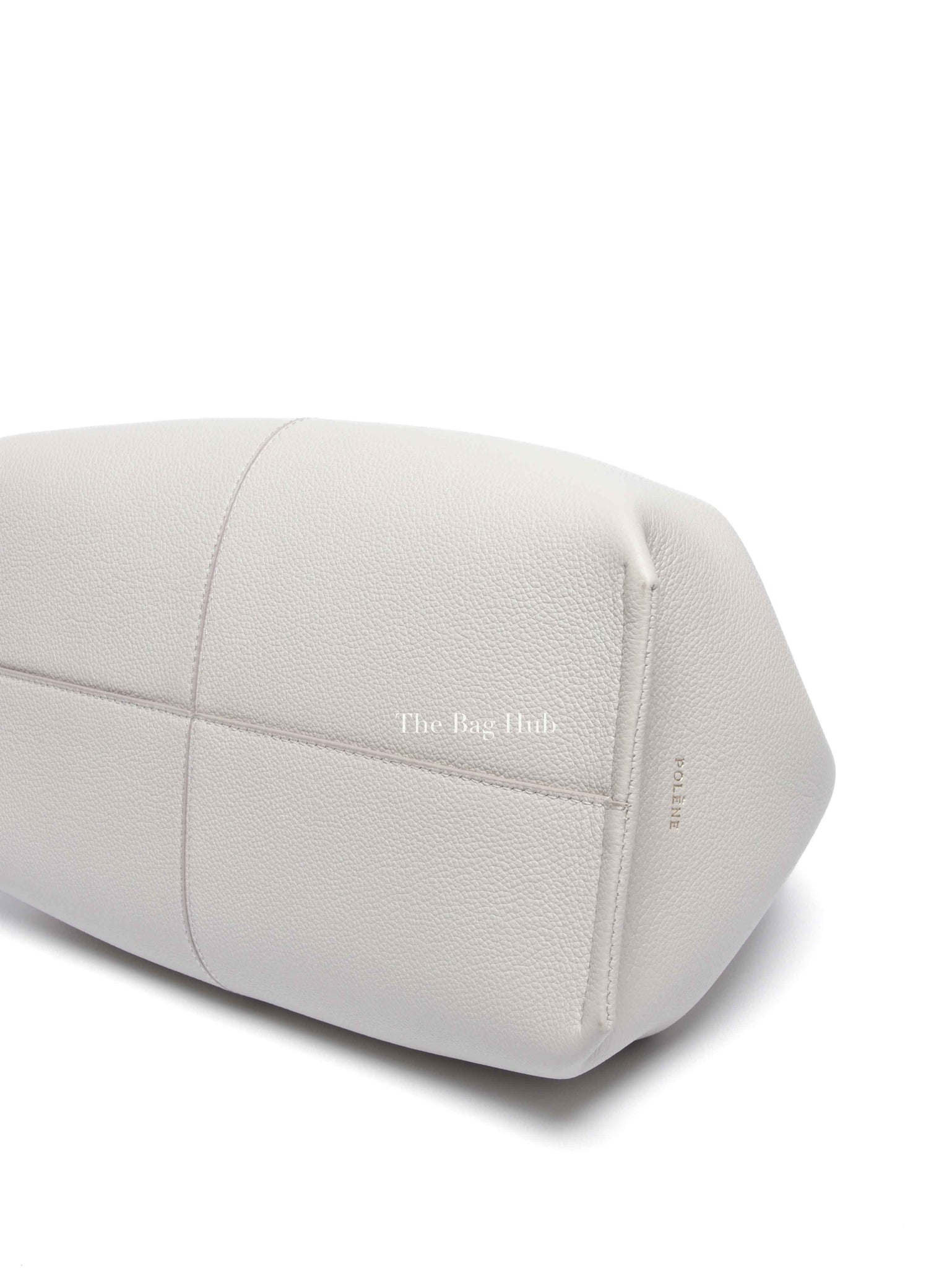 Polene Chalk Textured Calfskin Numero Neuf Bag