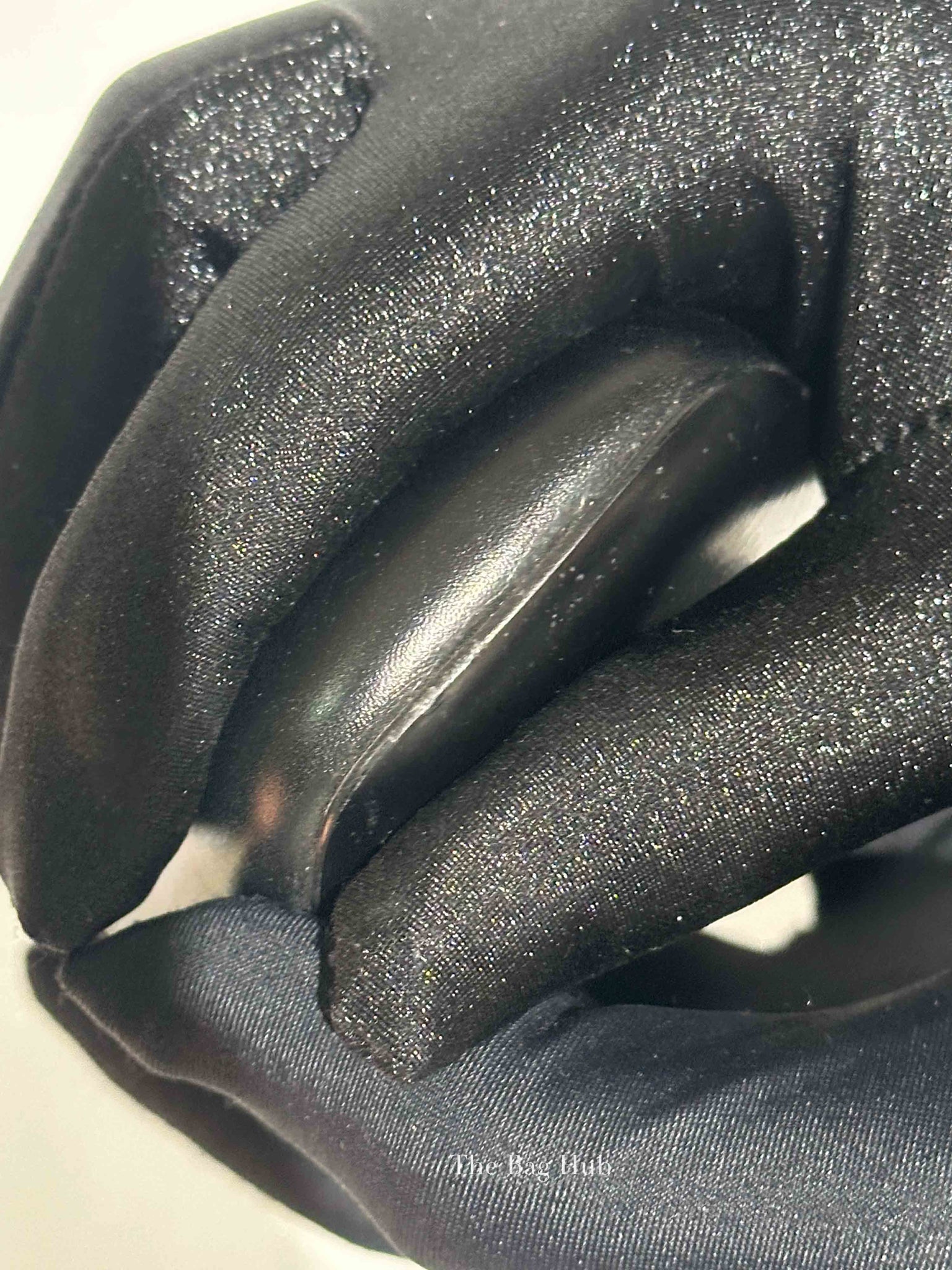 Valentino Garavani Black Leather VLogo Locker Mary Jane Ballerina Flats Size 37