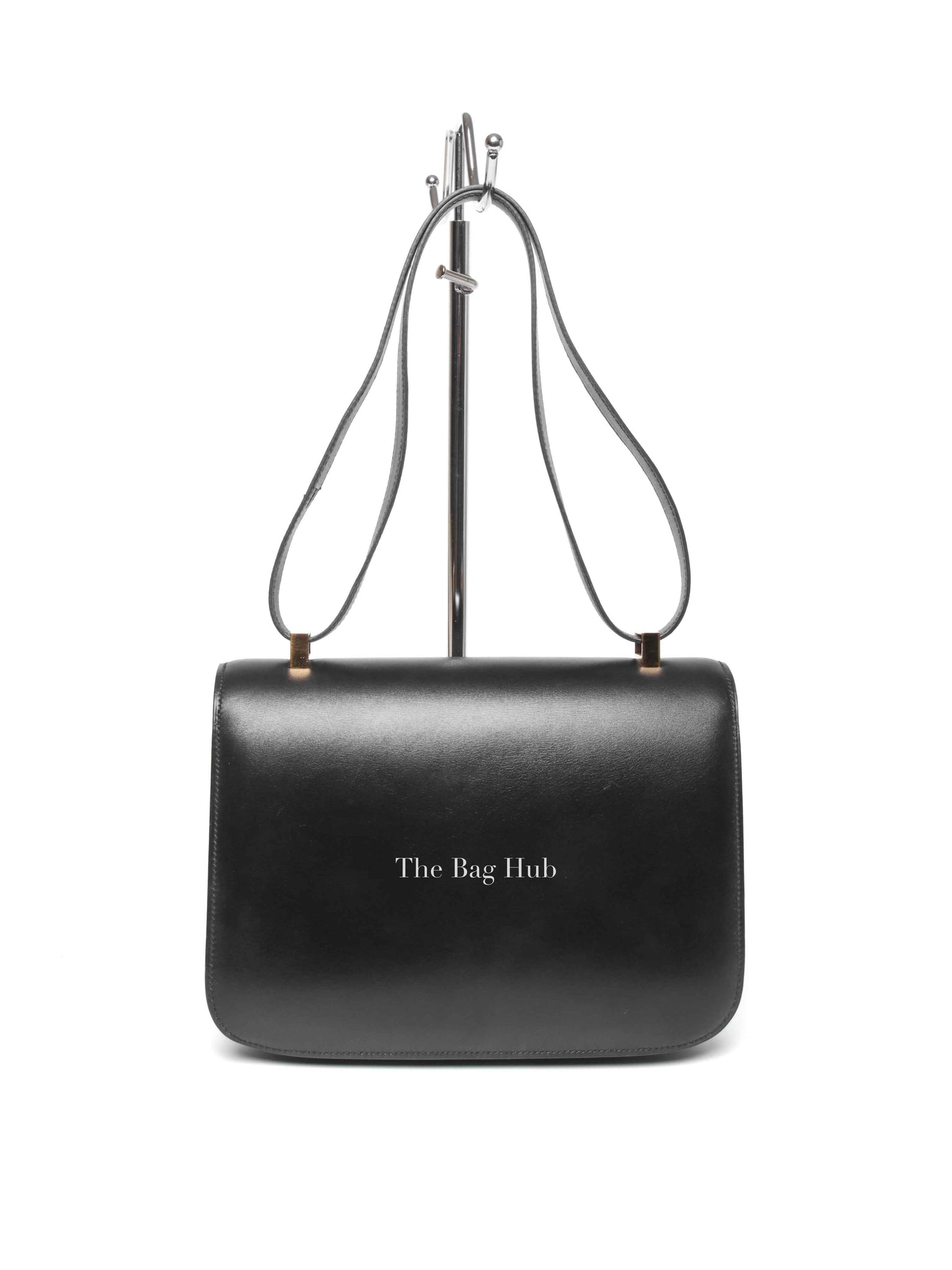 Hermes Black Box Calf Constance 24 Bag GHW