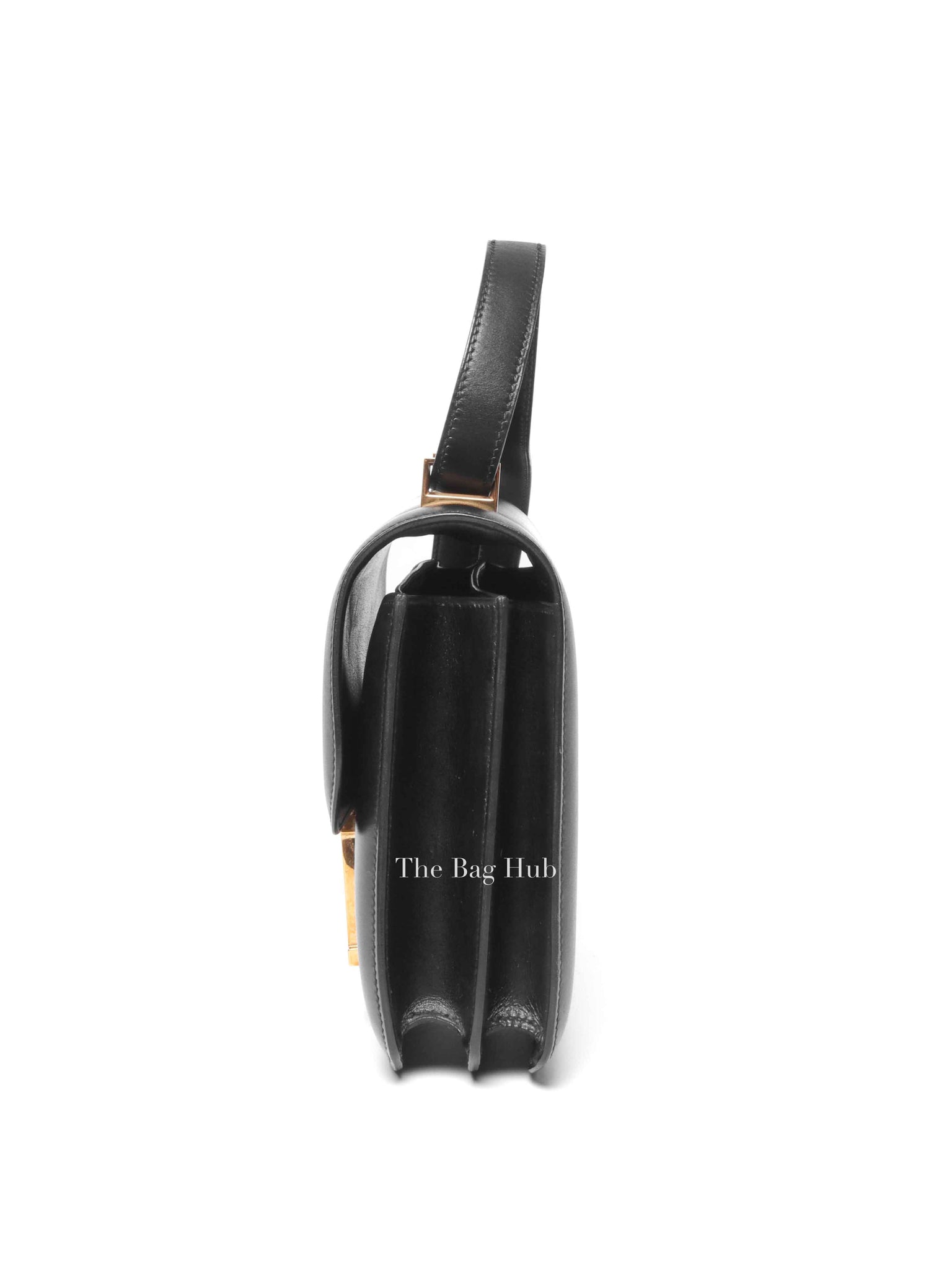 Hermes Black Box Calf Constance 24 Bag GHW