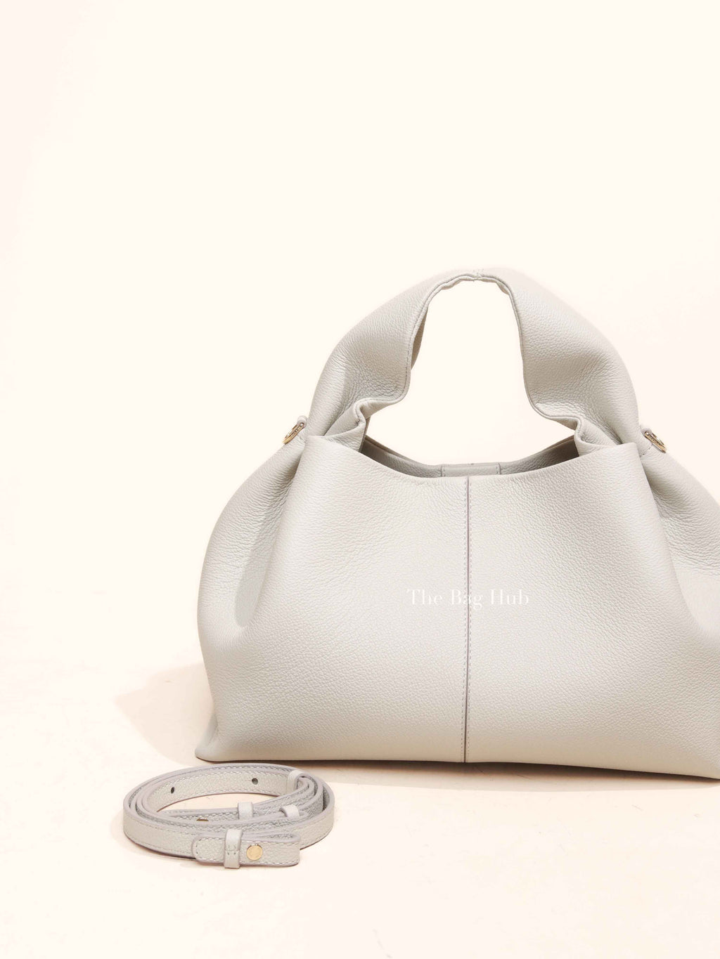 Polene Chalk Textured Calfskin Numero Neuf Bag