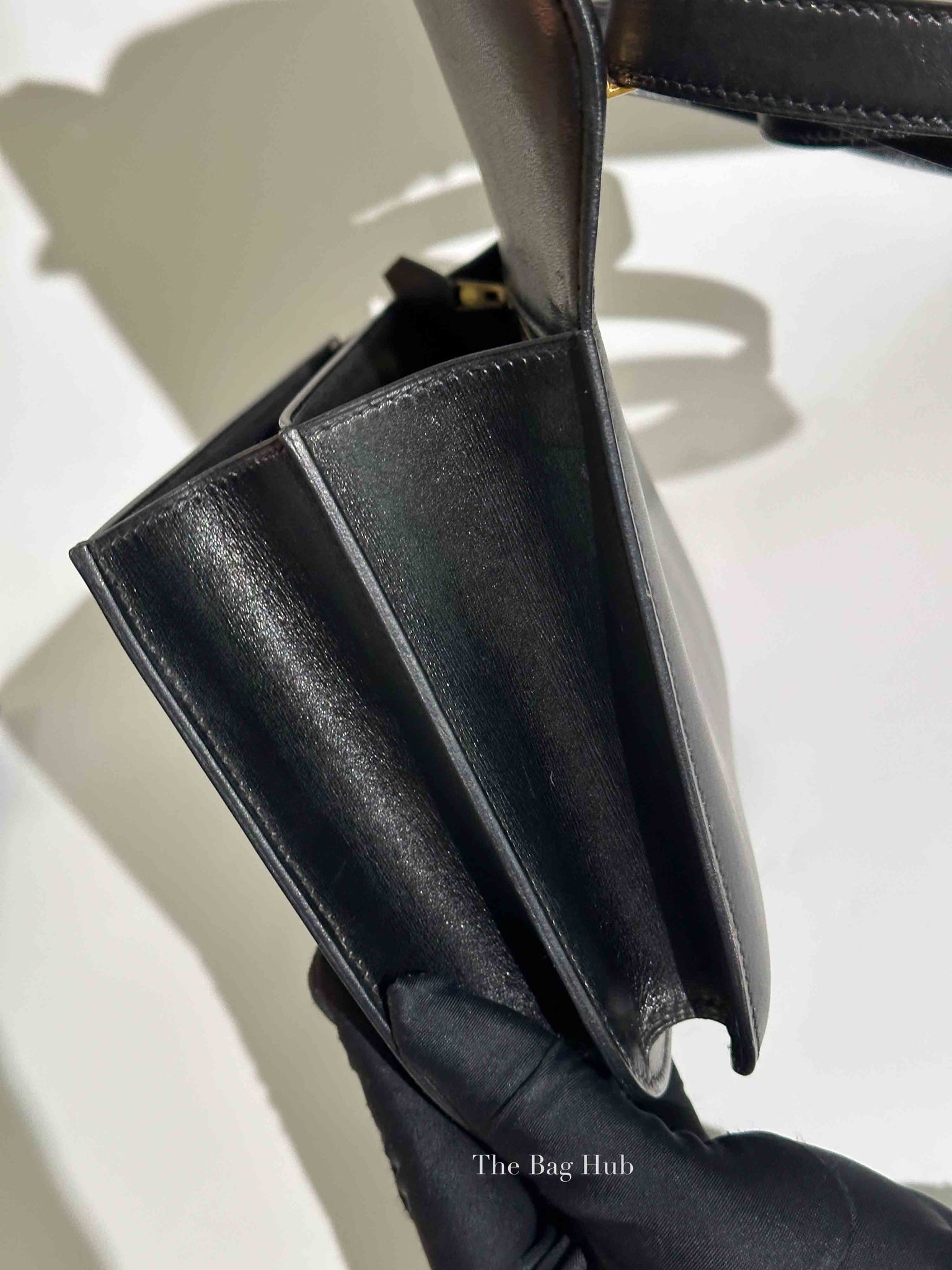 Hermes Black Box Calf Constance 24 Bag GHW